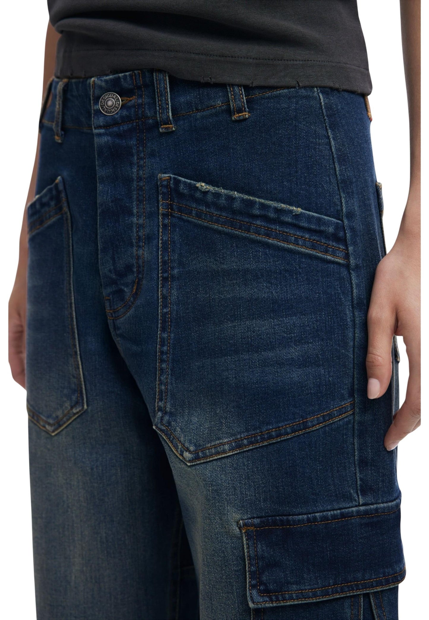 Desigual Jeans Donna Desigual 25WWDD06 blue blue