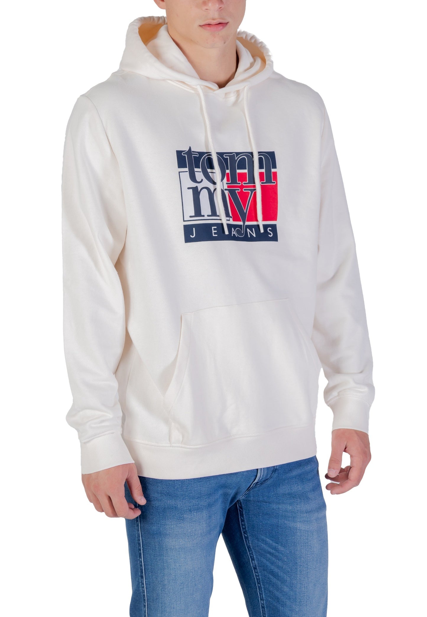 Tommy Hilfiger Jeans Felpa Uomo Tommy Hilfiger Jeans DM0DM22092 white white
