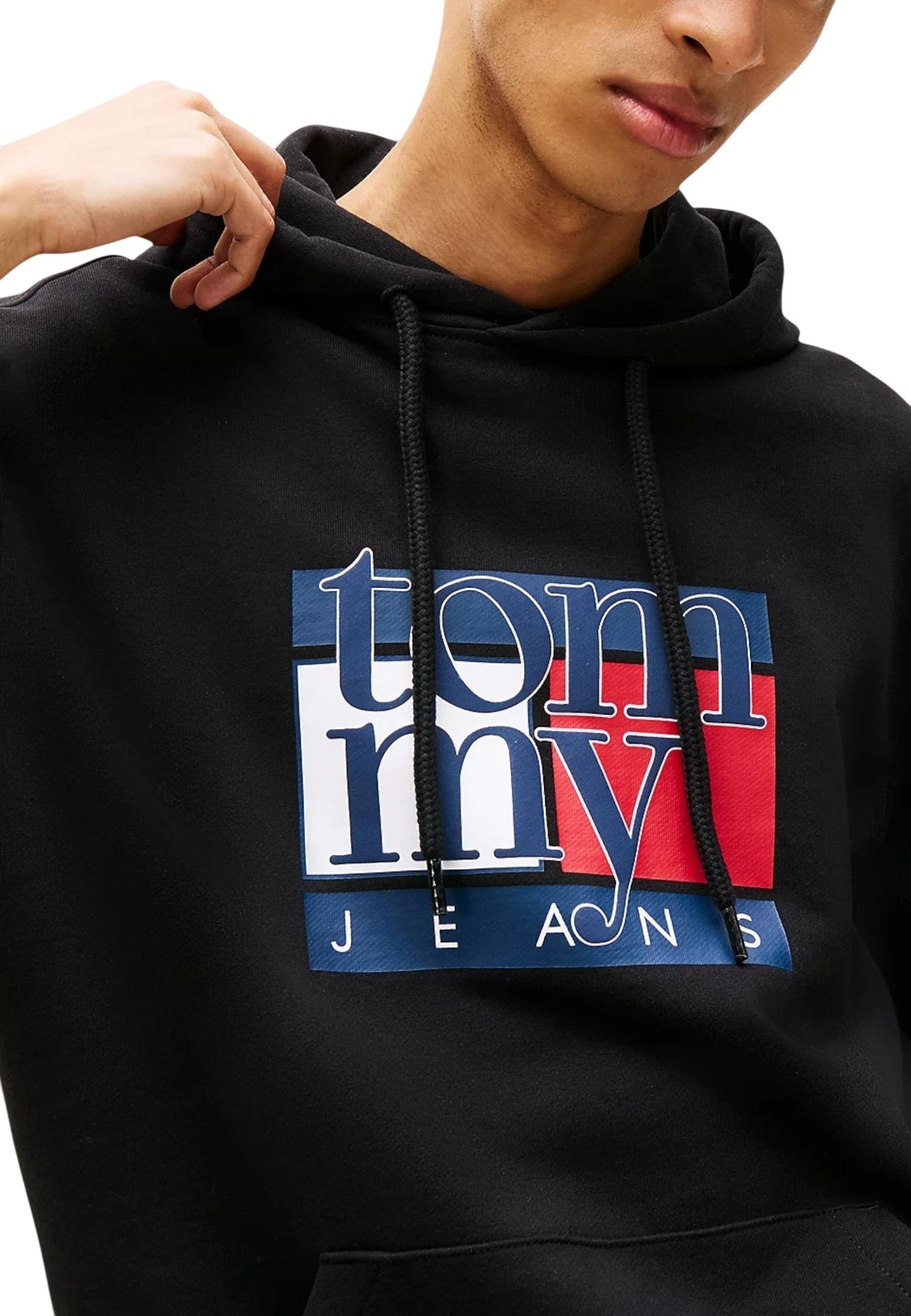 Tommy Hilfiger Jeans Felpa Uomo Tommy Hilfiger Jeans DM0DM22092 black black