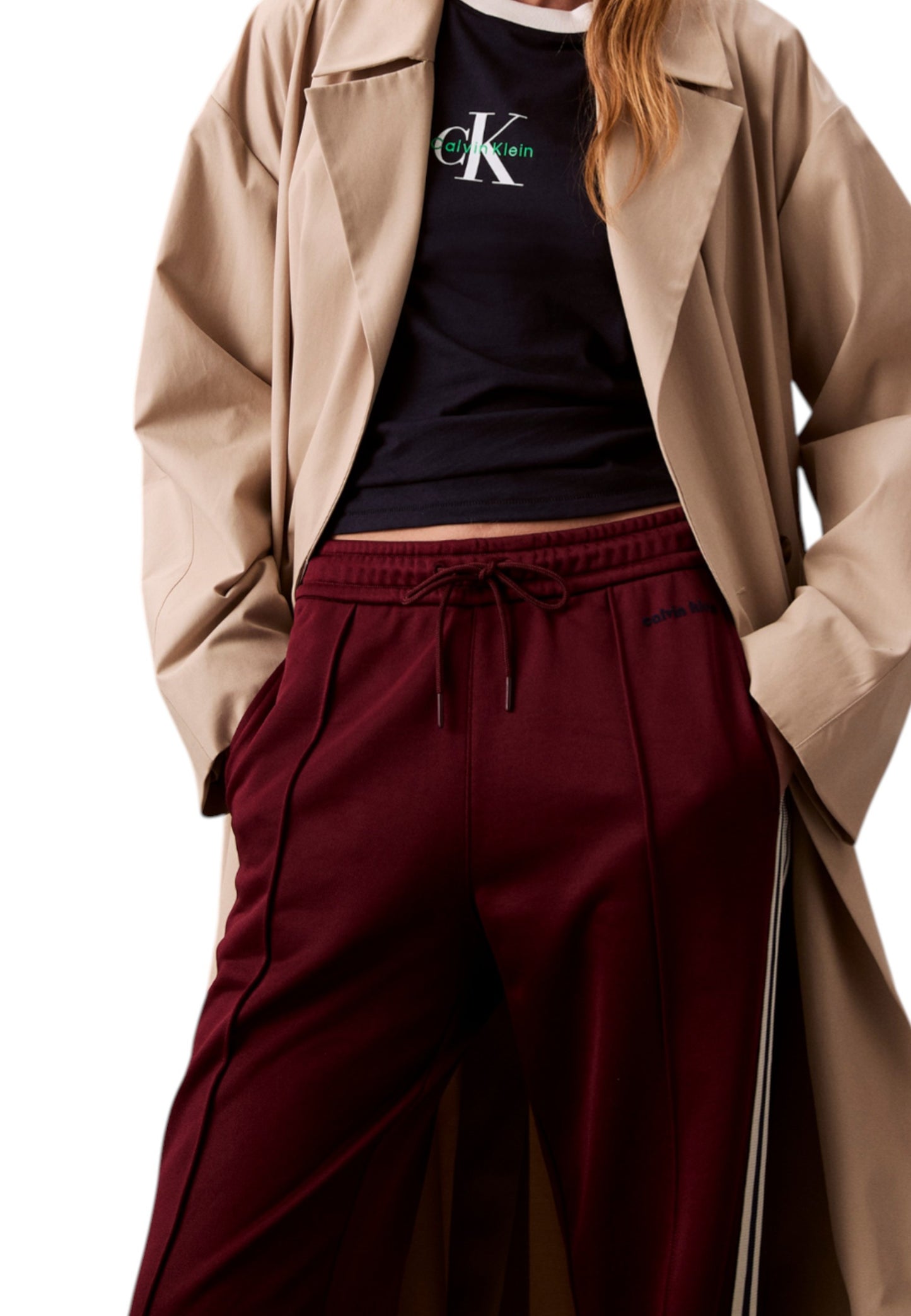Calvin Klein Jeans Pantaloni Donna Calvin Klein Jeans LV144C239G bordeaux bordeaux