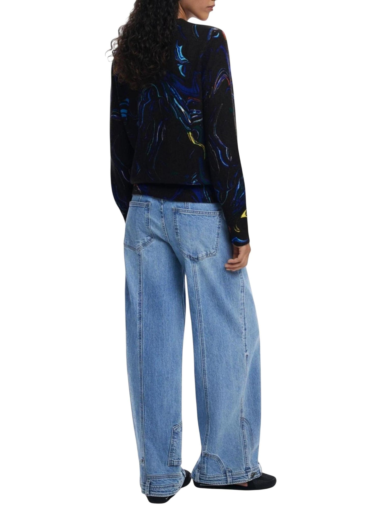 Desigual Maglia Donna Desigual 25WWJF05 black black