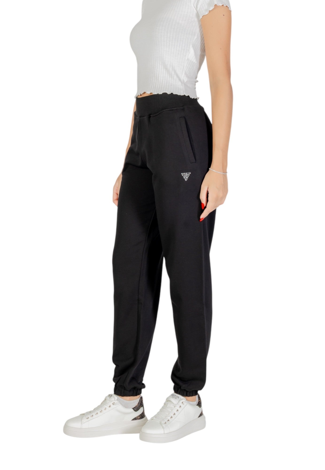 Guess Pantaloni Donna Guess V5YB17 KCRP0 black black