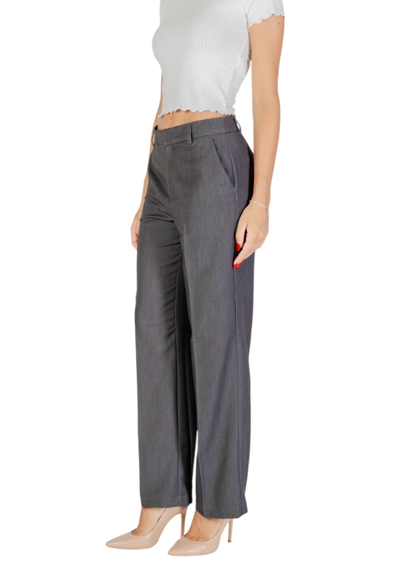 Only Pantaloni Donna Only 15318089 grey grey