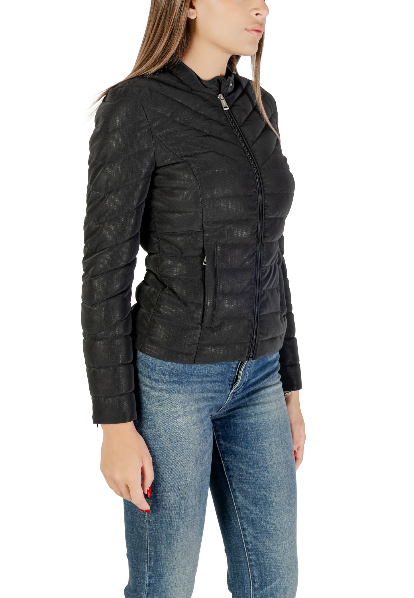 Guess Giubbotto Donna Guess W5YL13 WHDQ0 black black