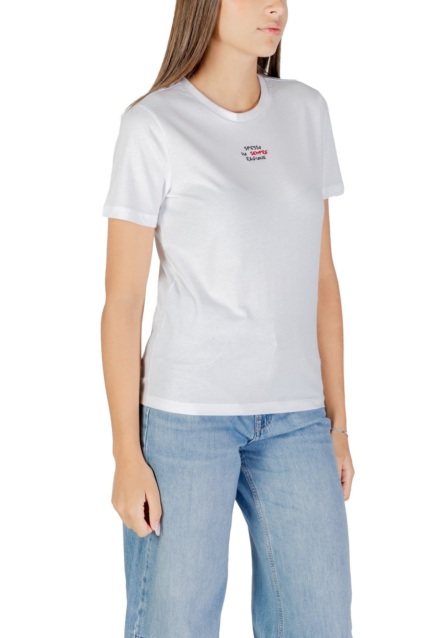 Only T-Shirt Donna Only 15373449 white white