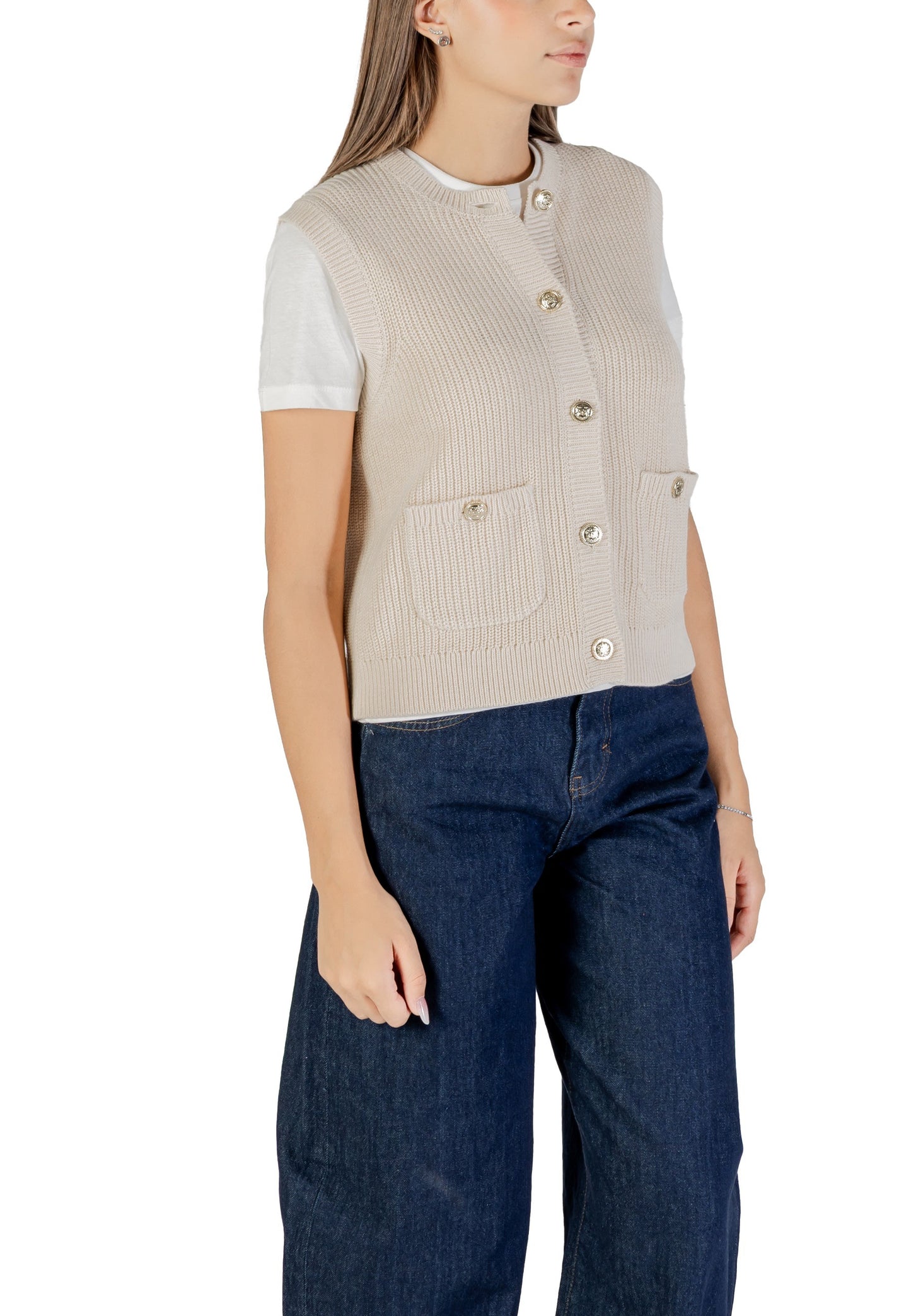 Jacqueline De Yong Gilet Donna