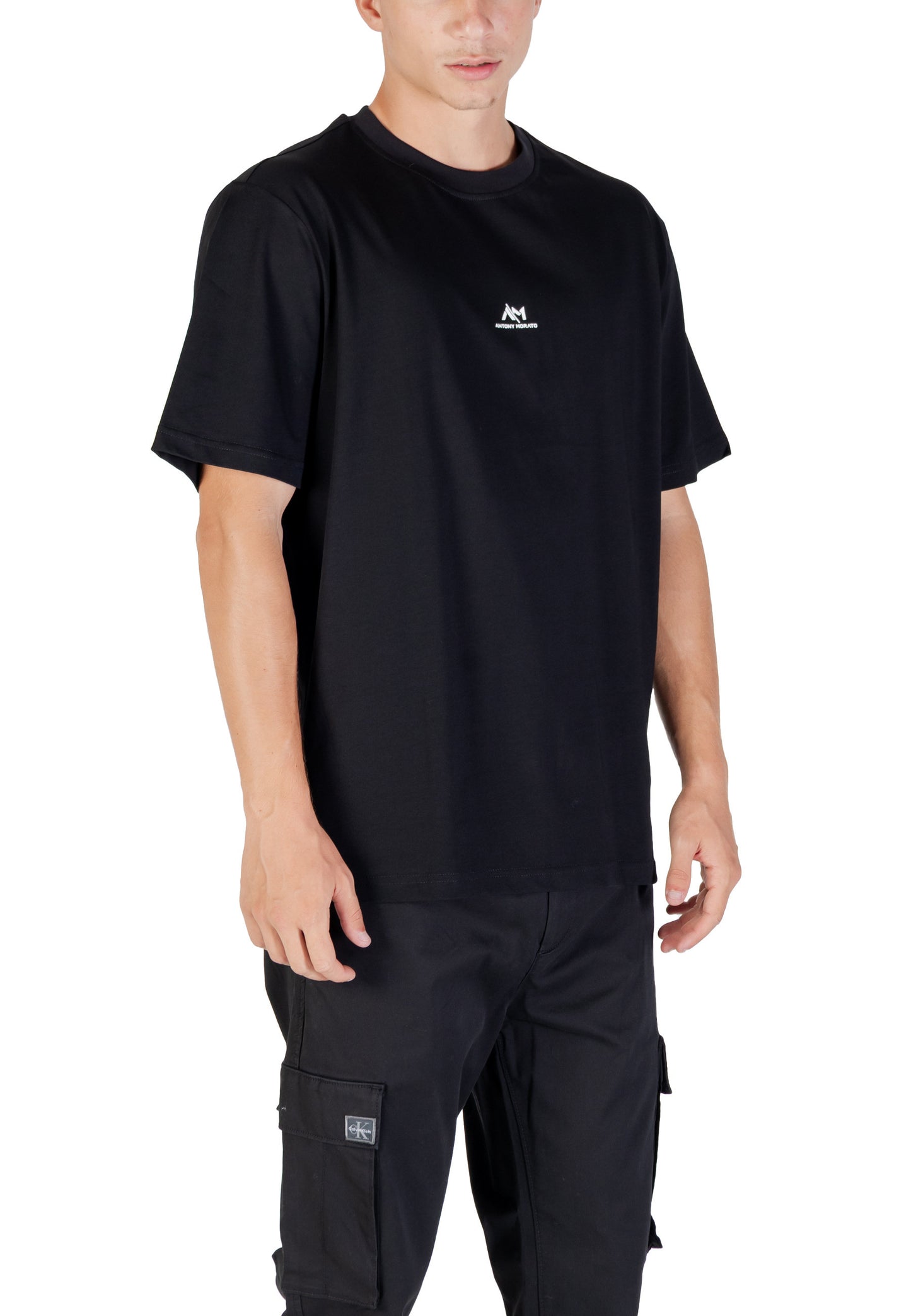 Antony Morato T-Shirt Uomo Antony Morato MMKS02549-FA100258 black black