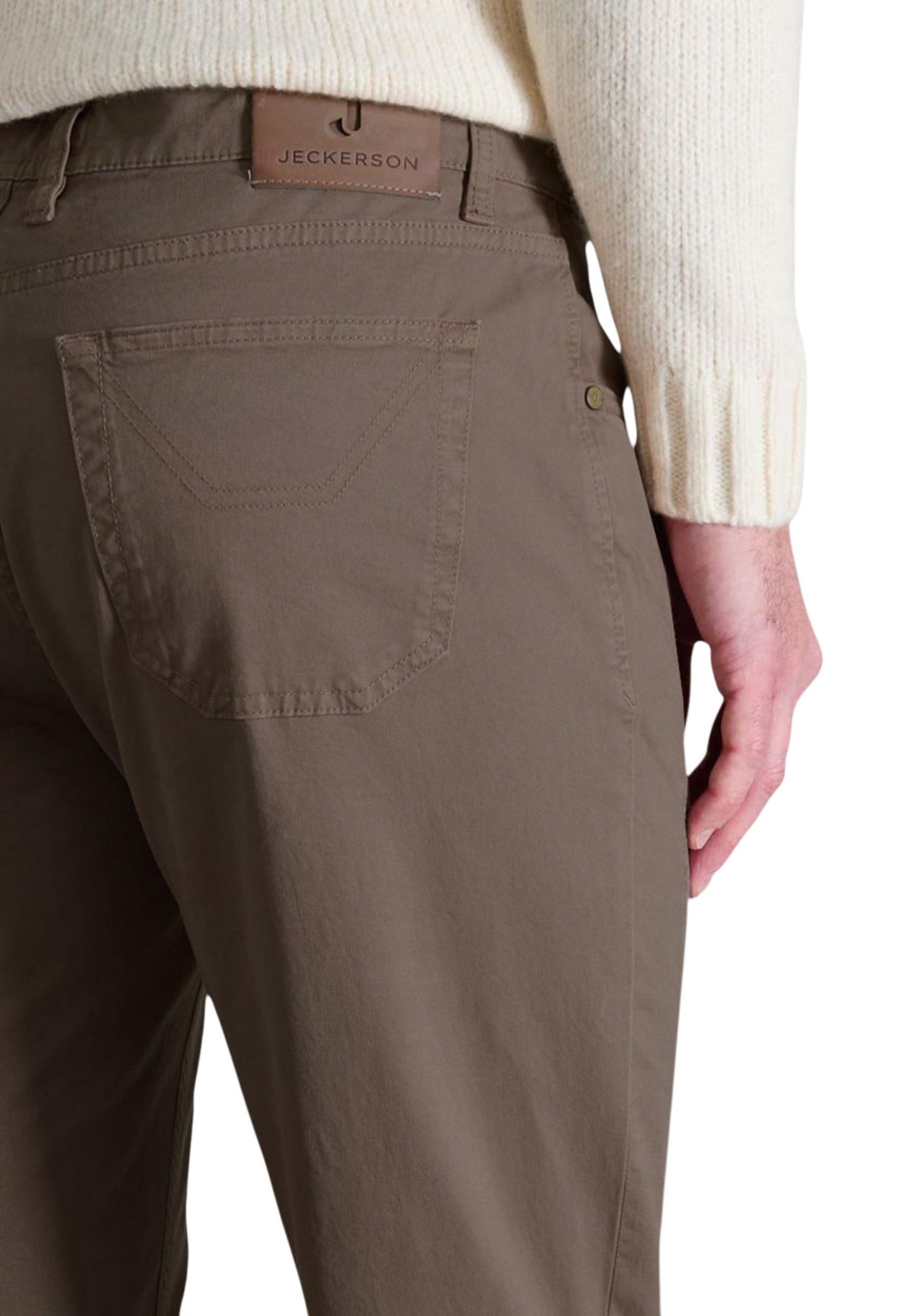 Jeckerson Pantaloni Uomo Jeckerson JUPPA077JOHN001 CTCPTGABA001 U000 brown brown