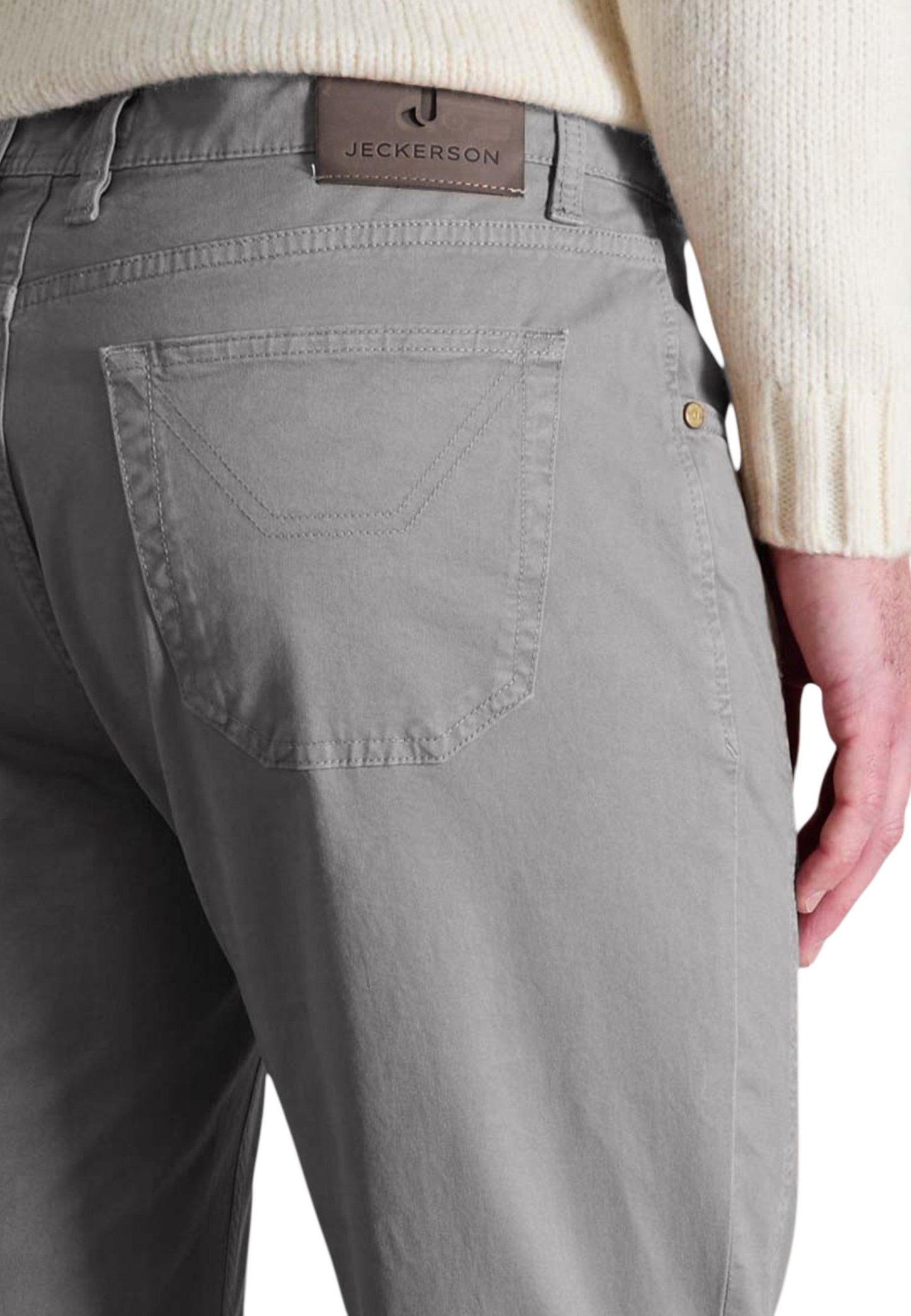 Jeckerson Pantaloni Uomo Jeckerson JUPPA077JOHN001 CTCPTGABA001 U000 grey grey