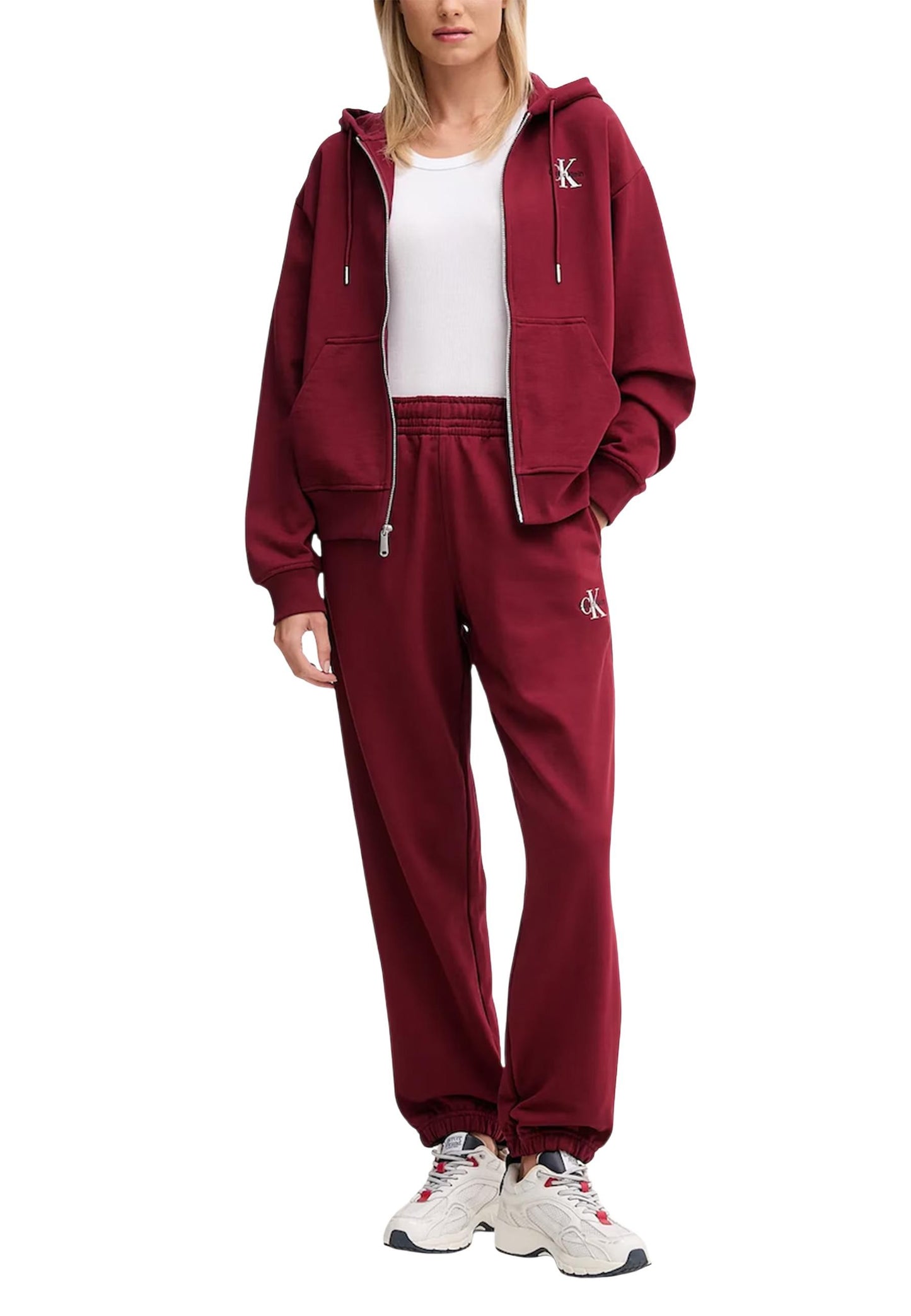 Calvin Klein Jeans Felpa Donna Calvin Klein Jeans LV047B270G bordeaux bordeaux