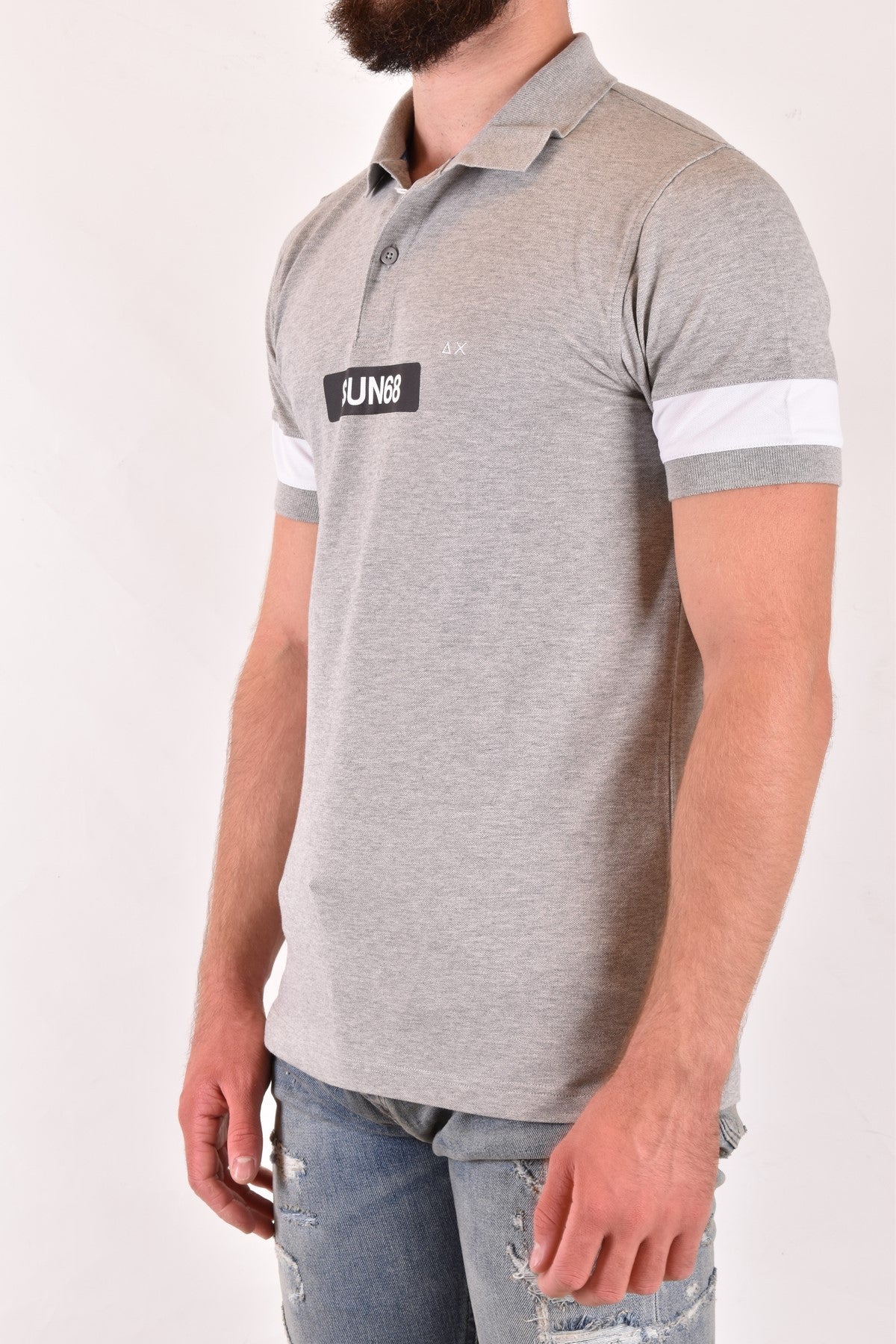 Sun68 Polo Uomo Sun68 b_39769 grey grey