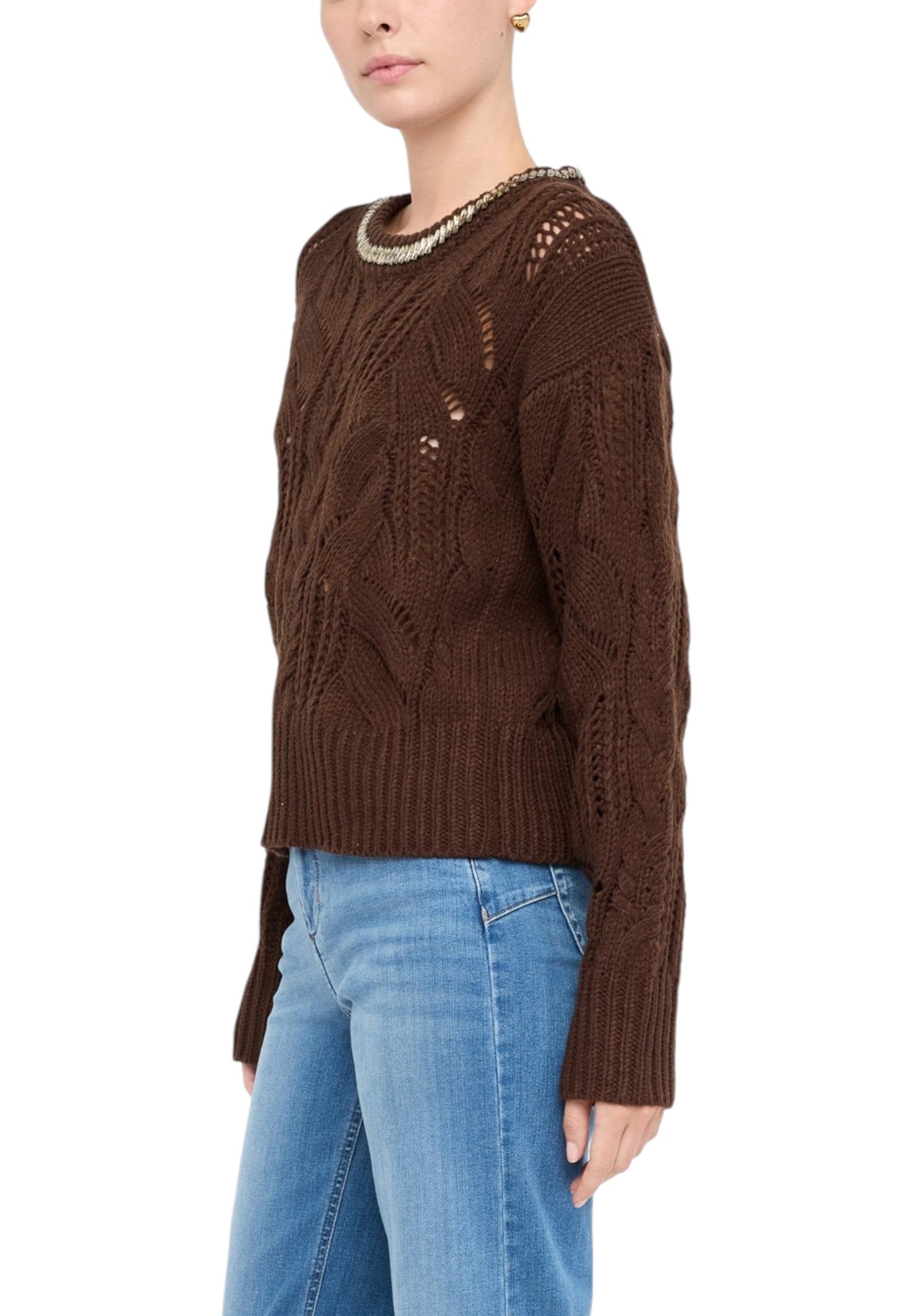 Liu Jo Maglia Donna Liu Jo MF5452 MA37R brown brown