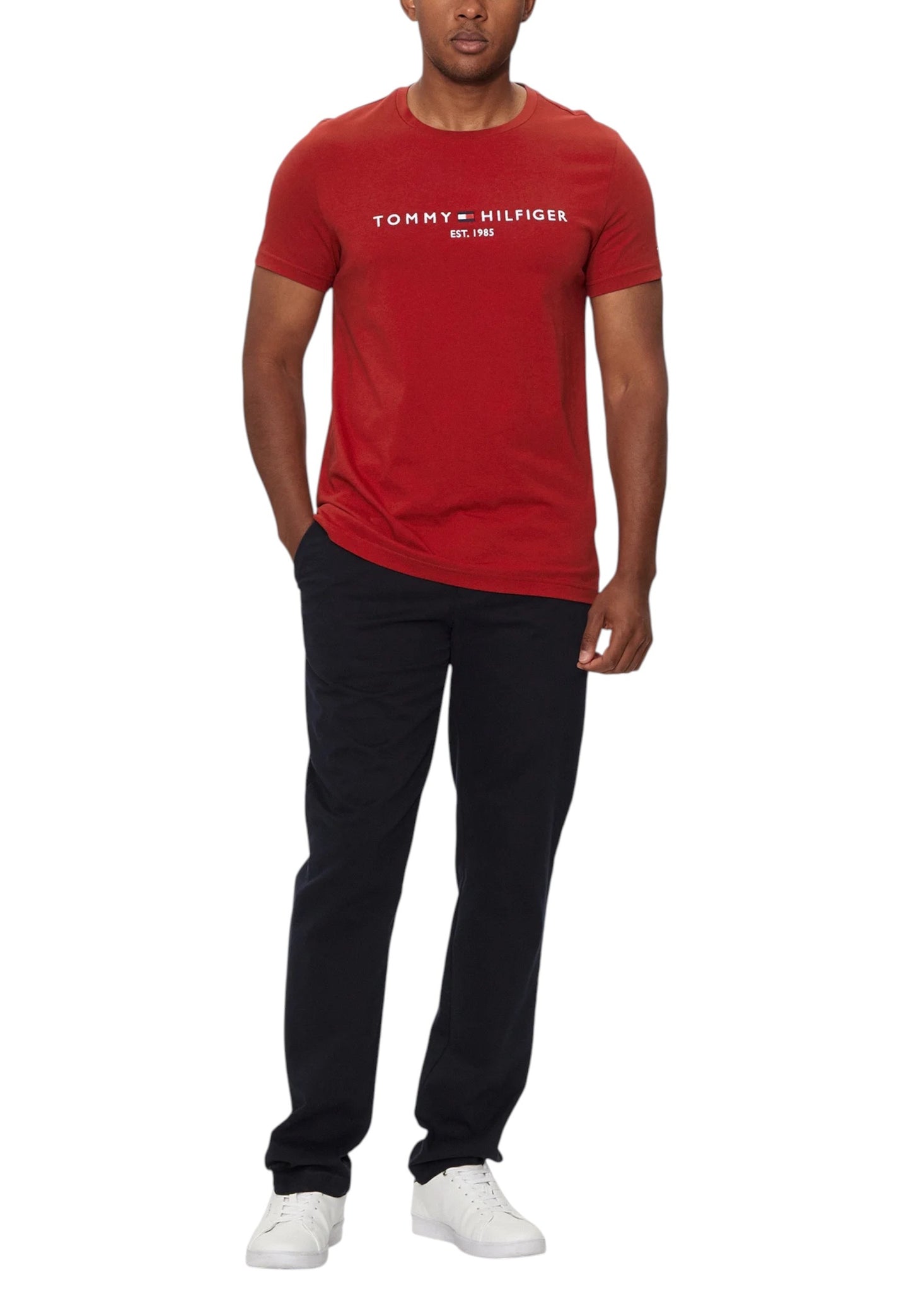 Tommy Hilfiger Jeans T-Shirt Uomo Tommy Hilfiger Jeans MW0MW11797 red red