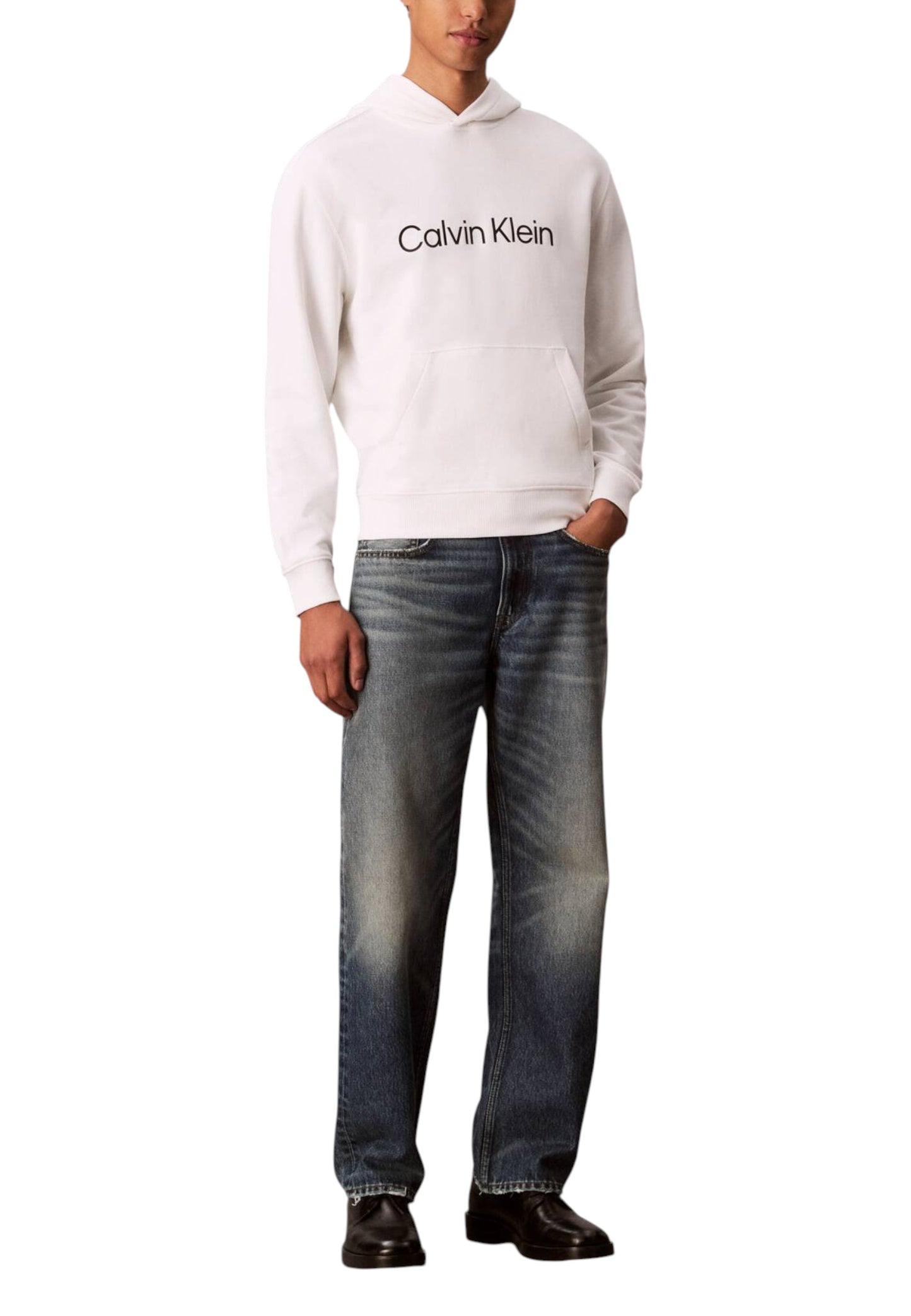 Calvin Klein Felpa Uomo Calvin Klein LV14LD231G white white