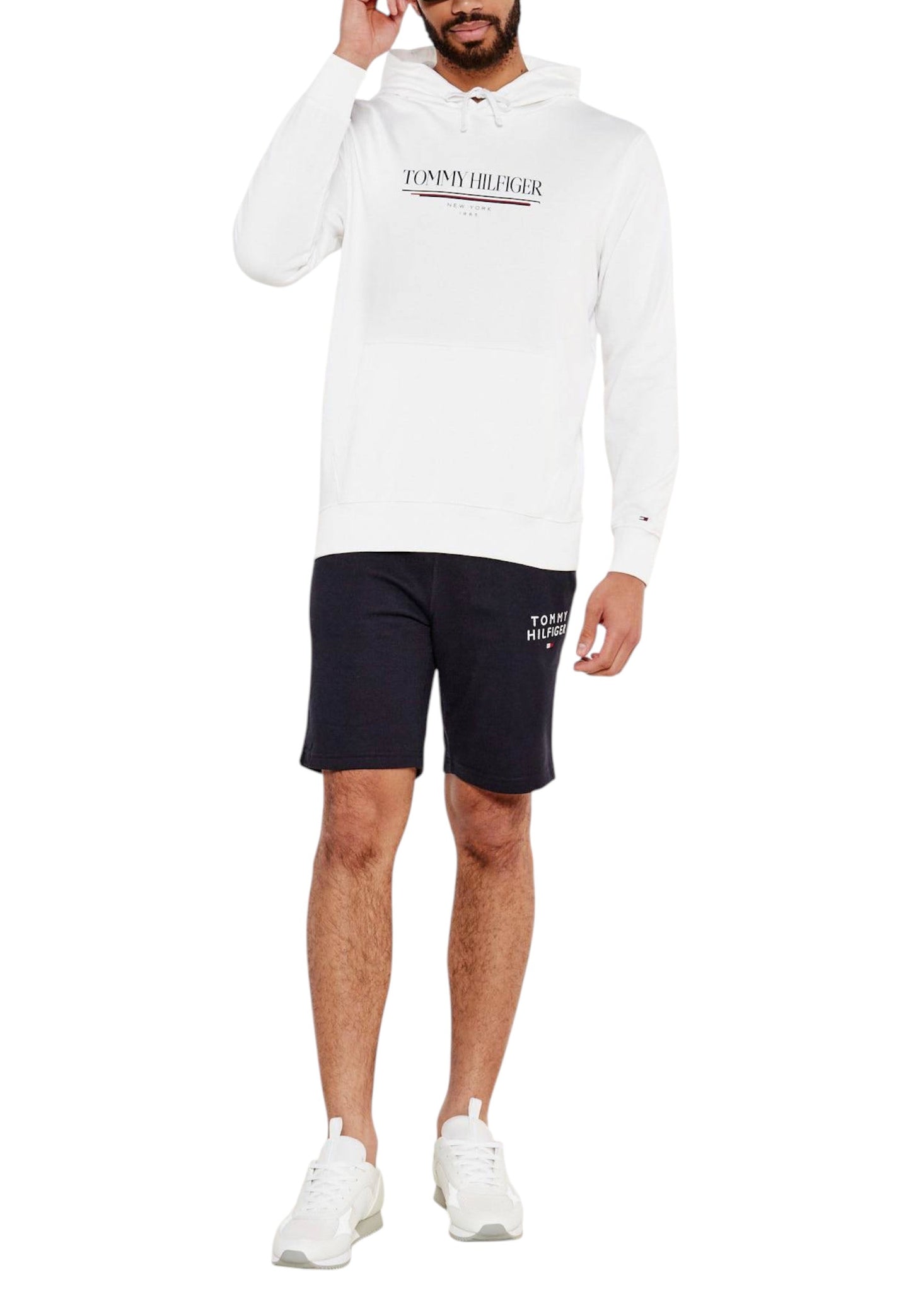 Tommy Hilfiger Felpa Uomo Tommy Hilfiger MW0MW40534 white white