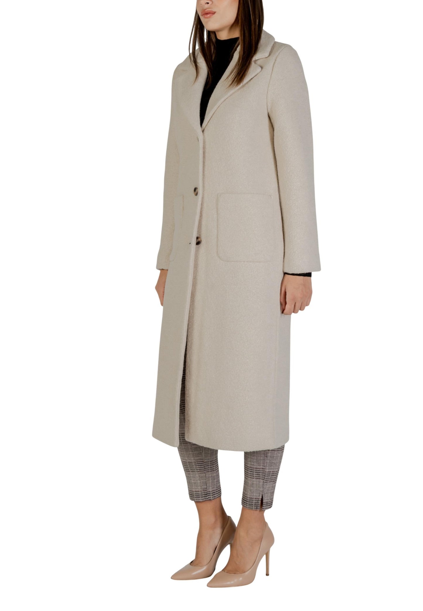 Ichi Cappotto Donna Ichi 20123085 beige beige
