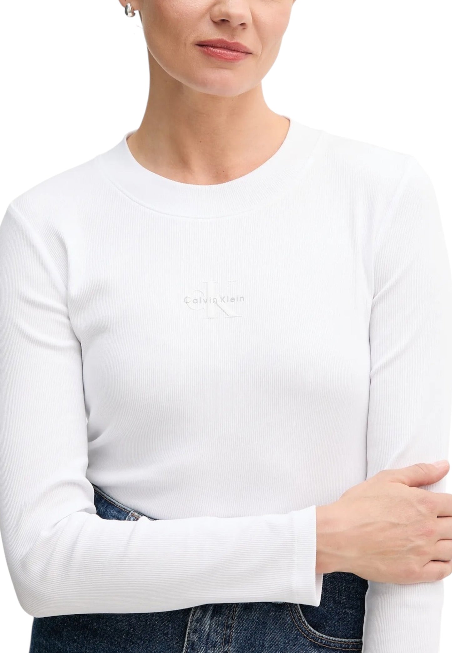 Calvin Klein Jeans T-Shirt Donna Calvin Klein Jeans LV047A803G white white