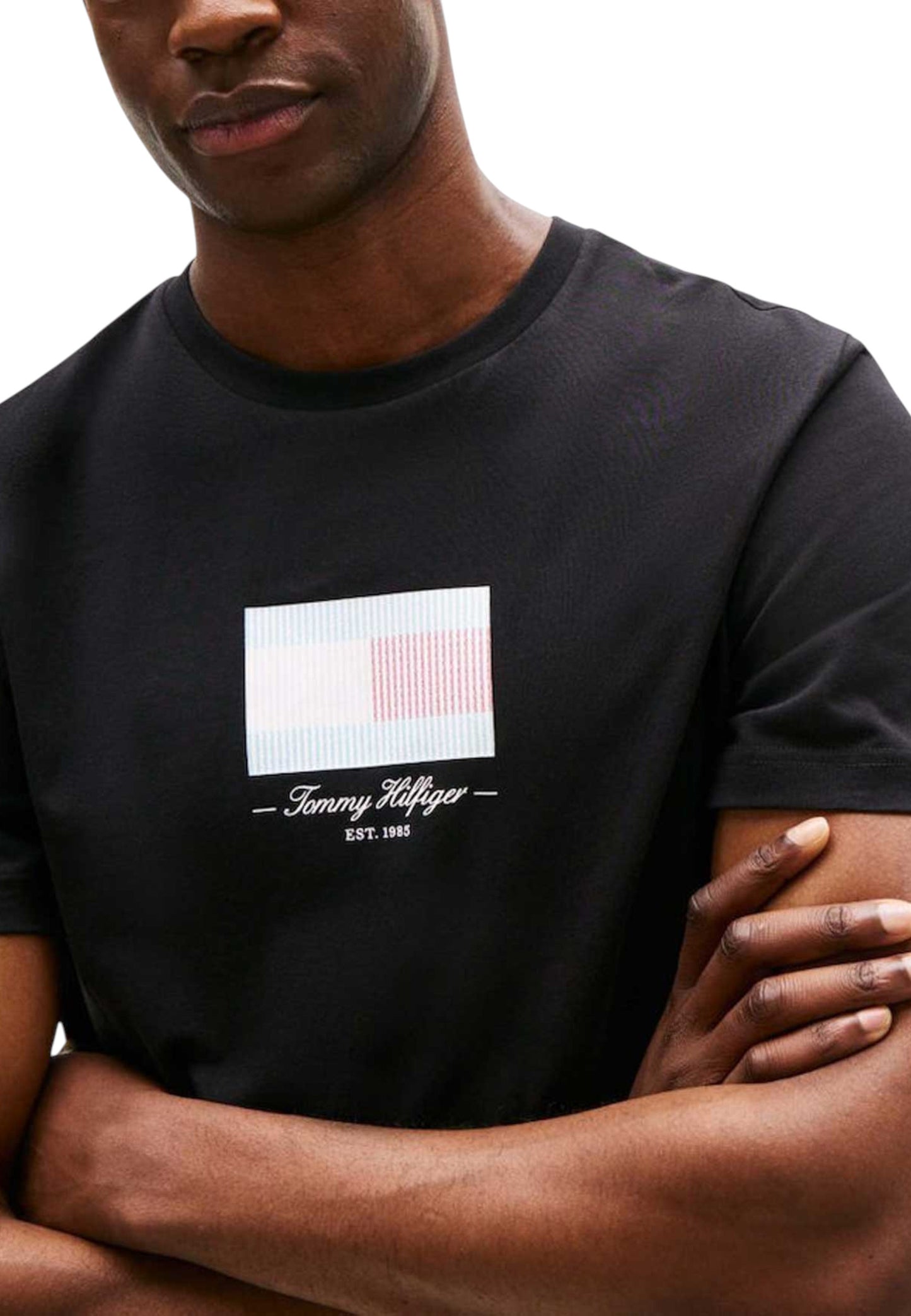 Tommy Hilfiger T-Shirt Uomo Tommy Hilfiger MW0MW39349 black black