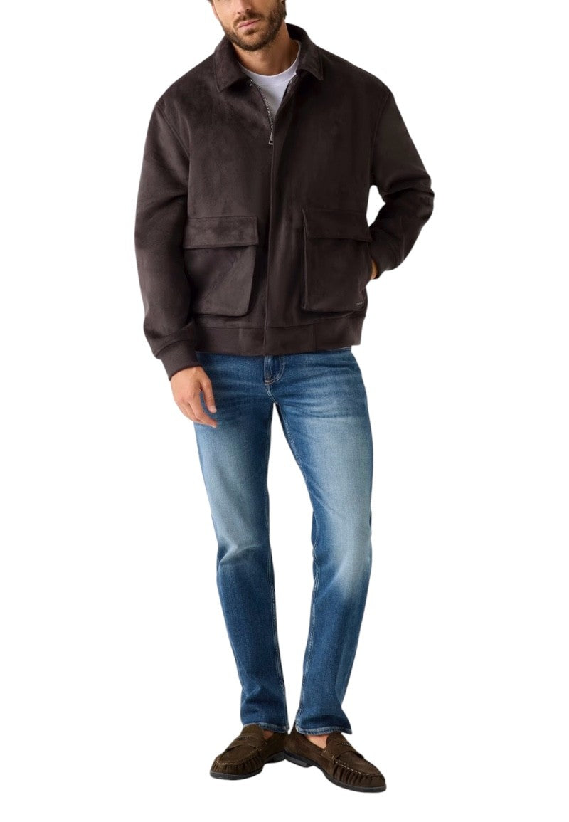 Guess Giacca Uomo Guess M5BL25 K0840 brown brown
