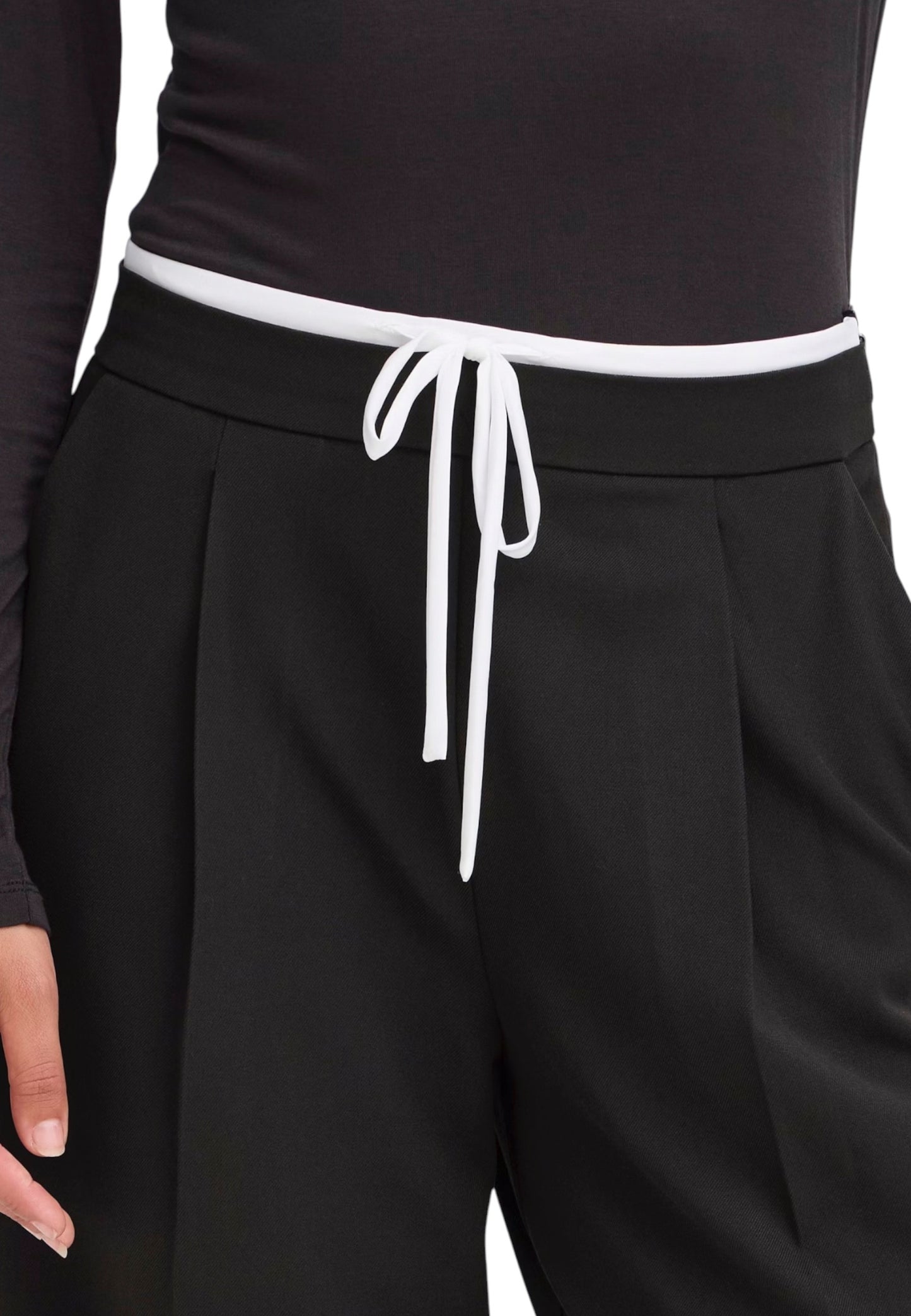 Ichi Pantaloni Donna Ichi 20124636 black black