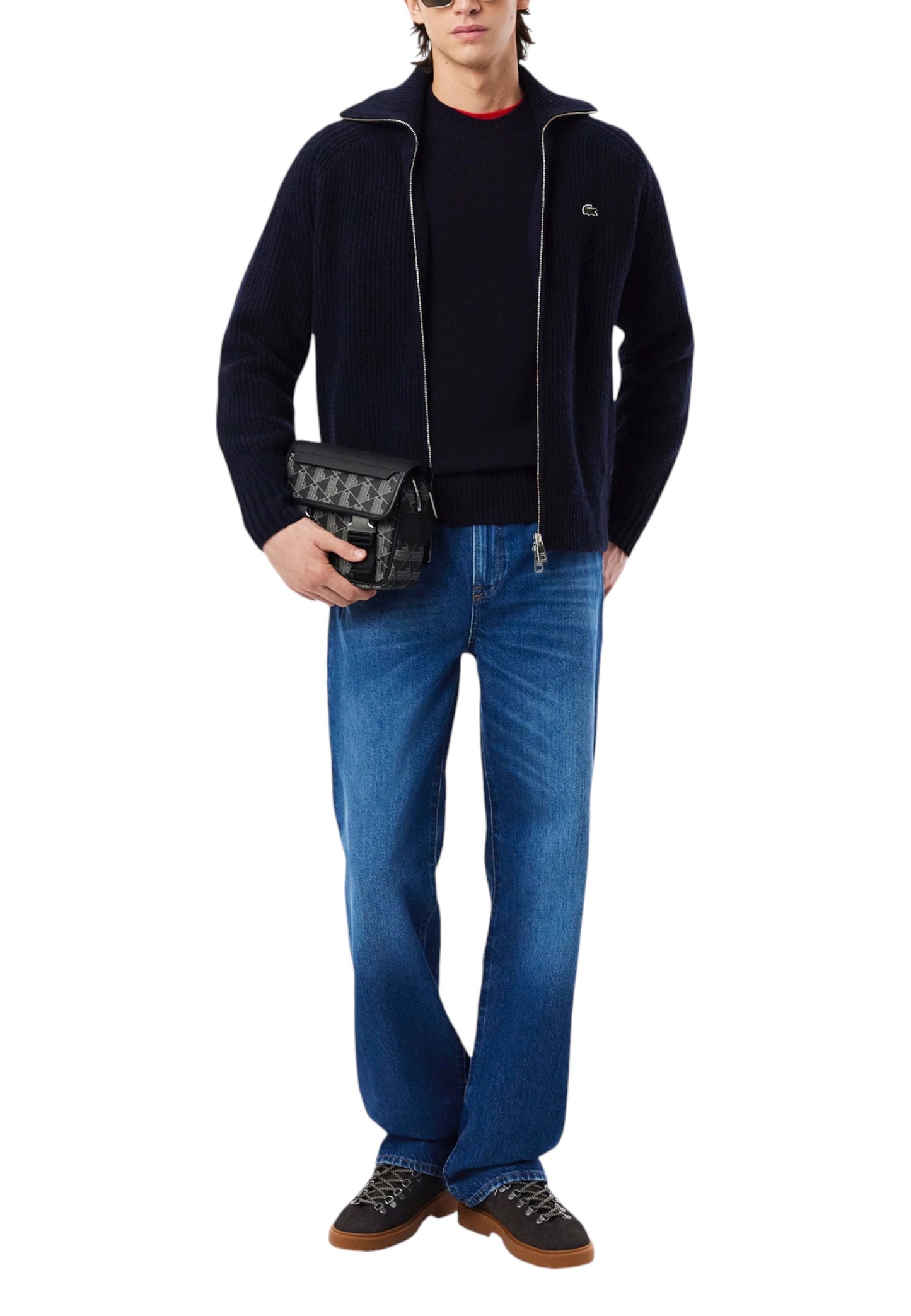 Lacoste Maglia Uomo Lacoste AH2916-00 blue blue