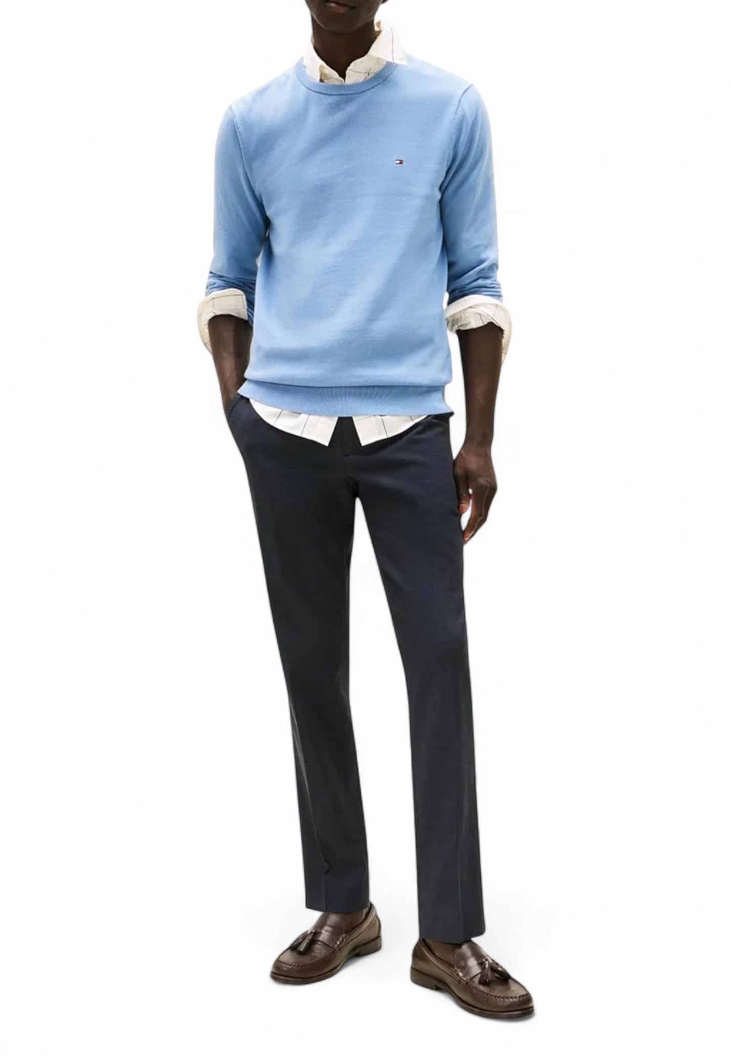 Tommy Hilfiger Maglia Uomo Tommy Hilfiger MW0MW39999 light blue light blue