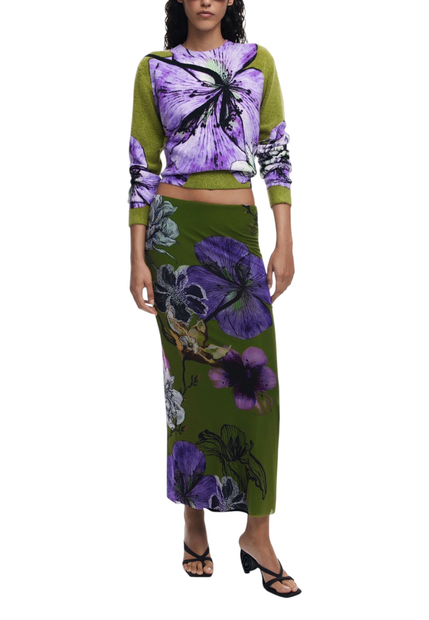 Desigual Gonna Donna Desigual 25WWFK03 green green