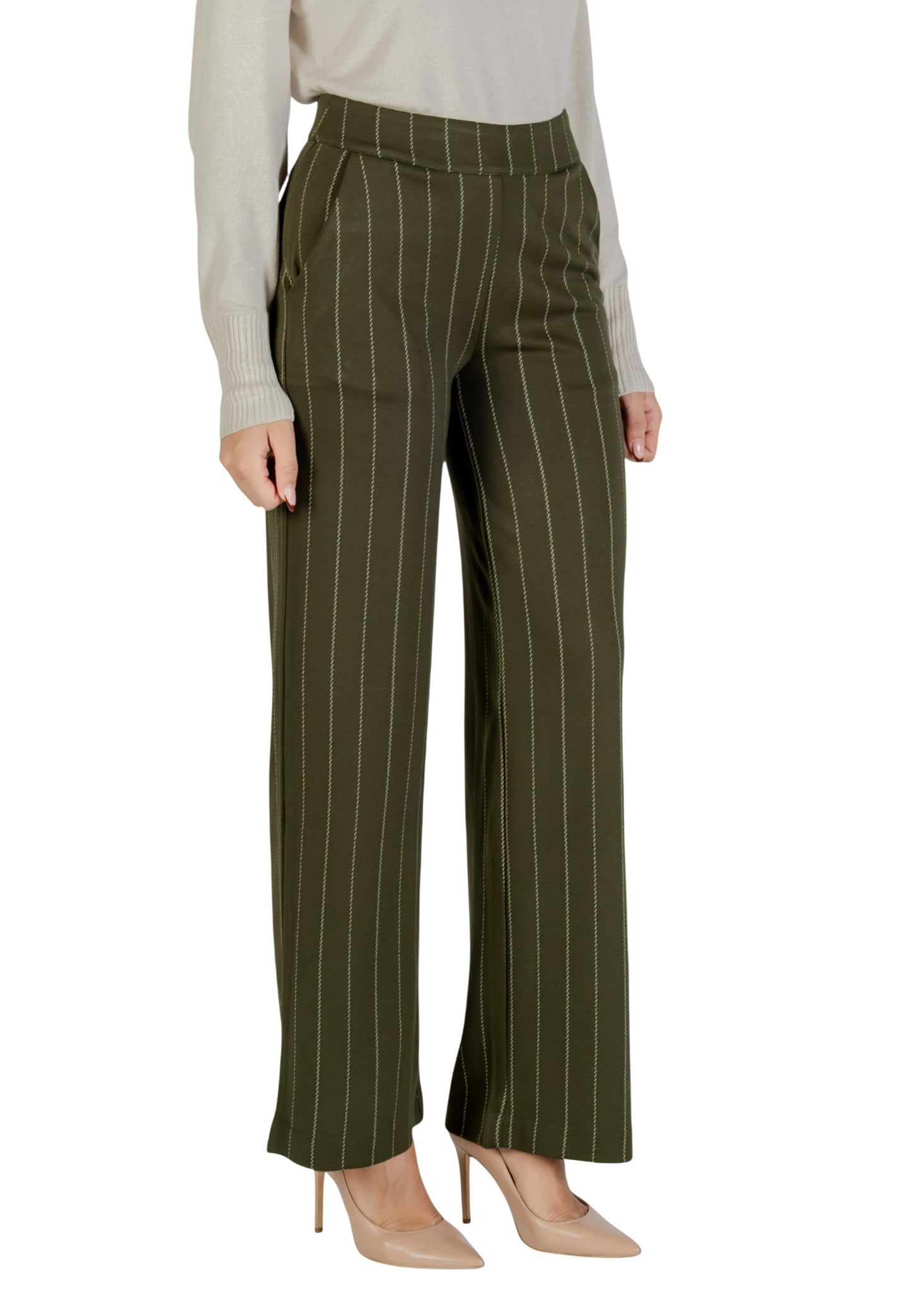 Ichi Pantaloni Donna Ichi 20124292 green green