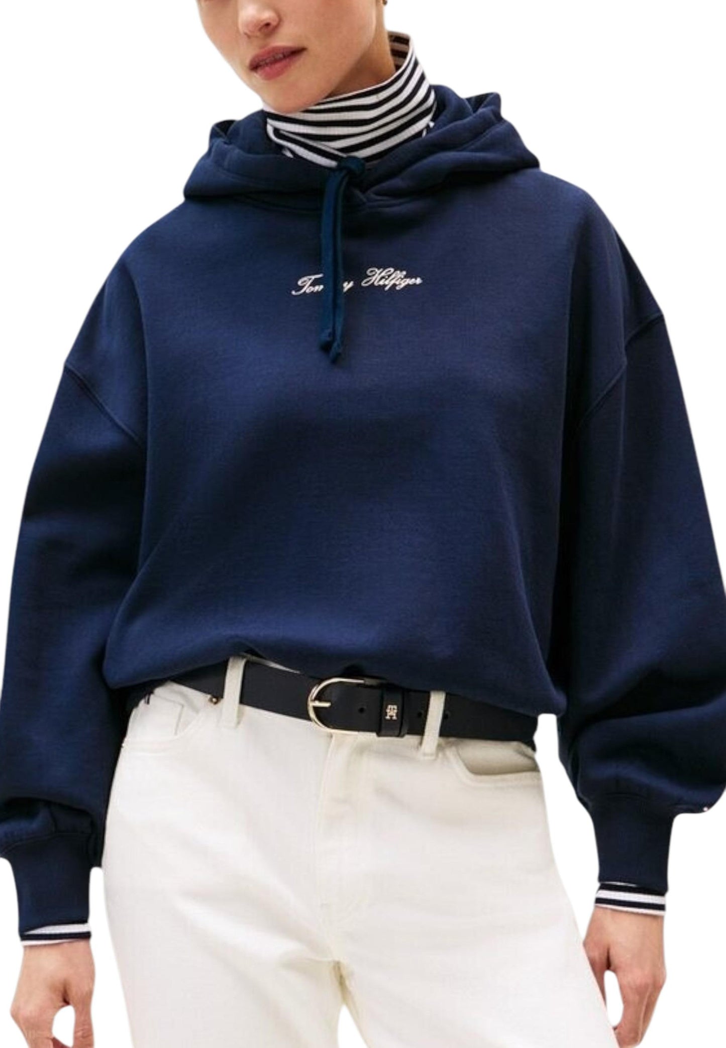 Tommy Hilfiger Felpa Donna Tommy Hilfiger WW0WW47459 blue blue