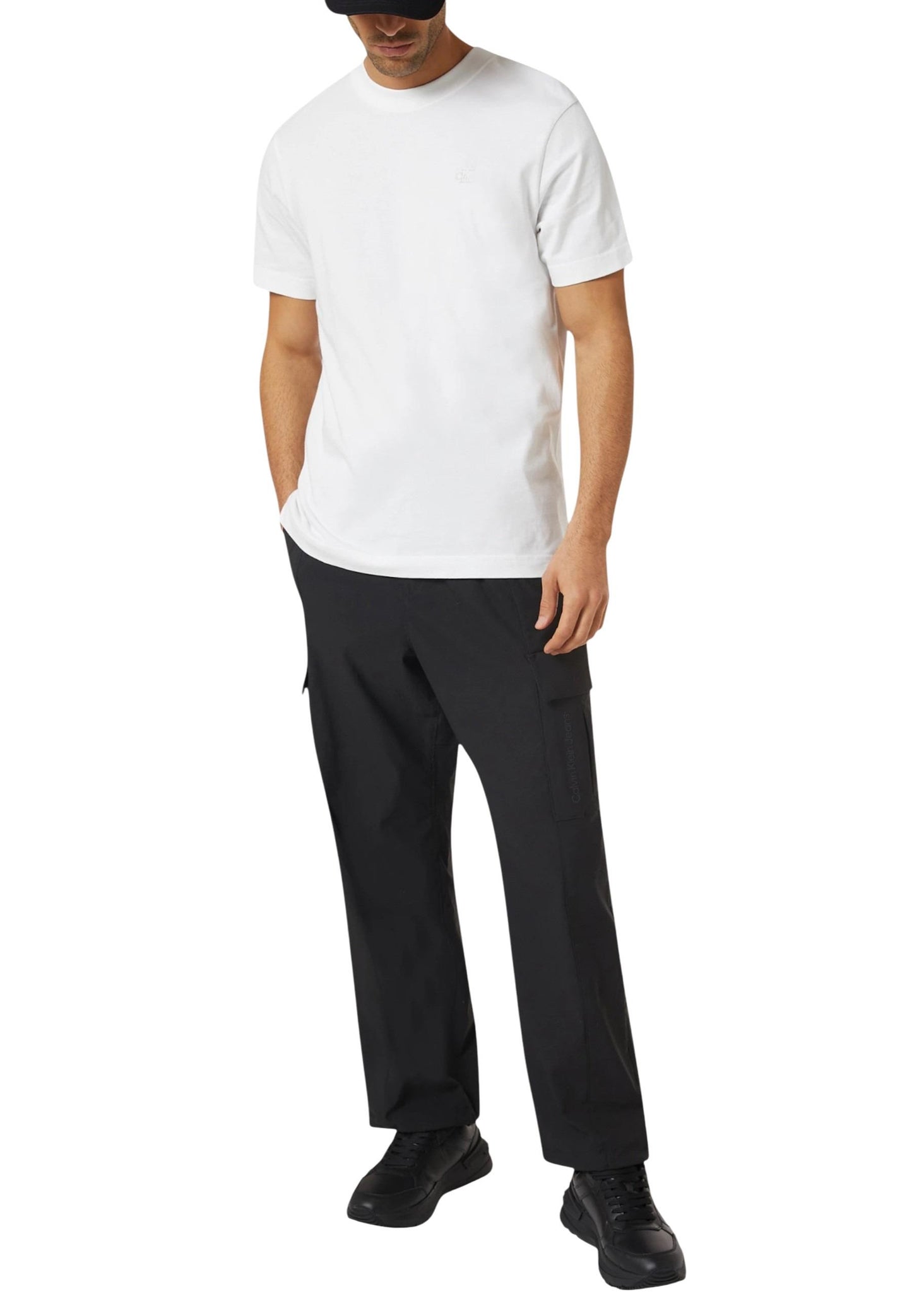 Calvin Klein Jeans T-Shirt Uomo Calvin Klein Jeans LV04RD254G white white