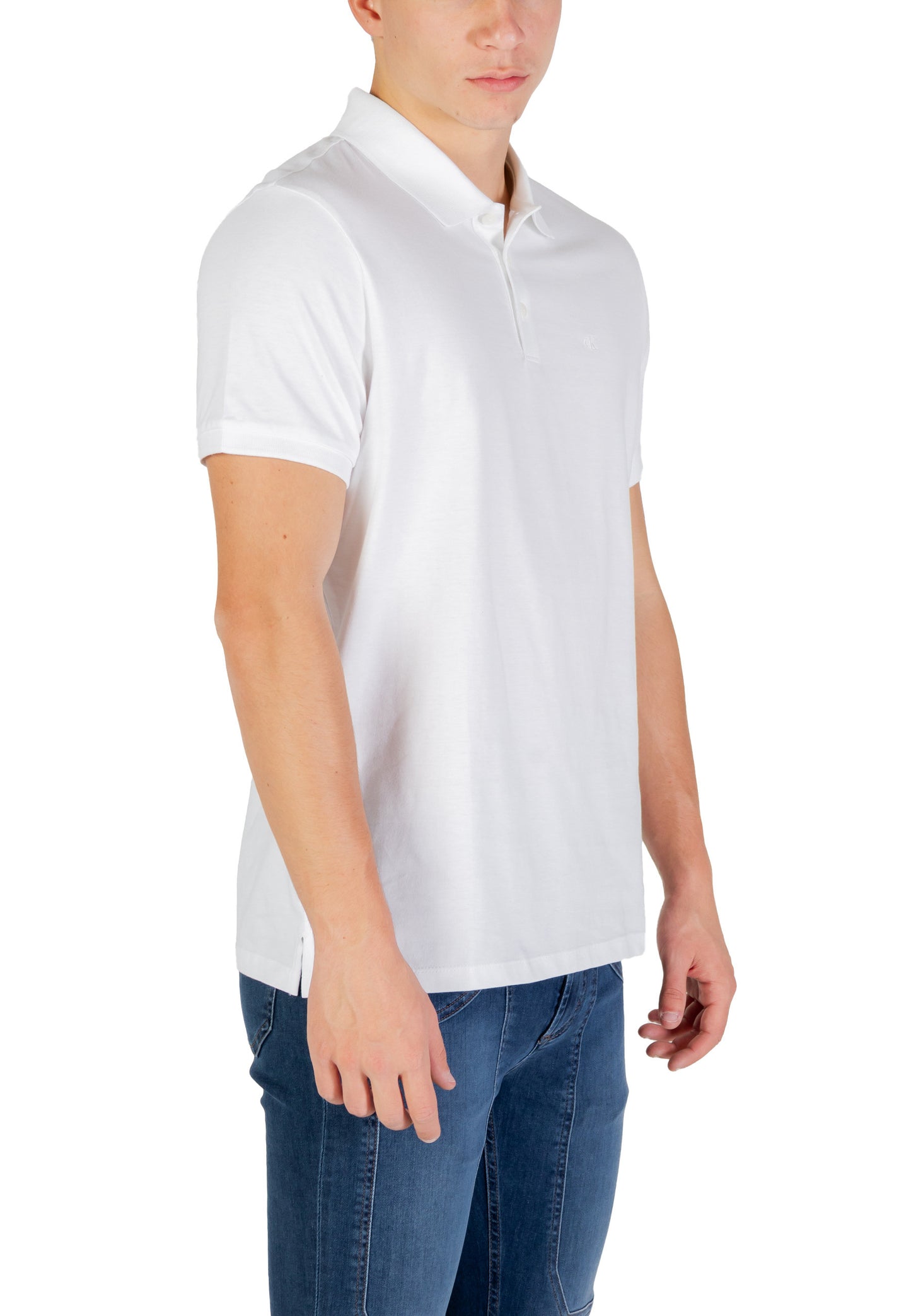Calvin Klein Jeans Polo Uomo Calvin Klein Jeans LV04RD255G white white