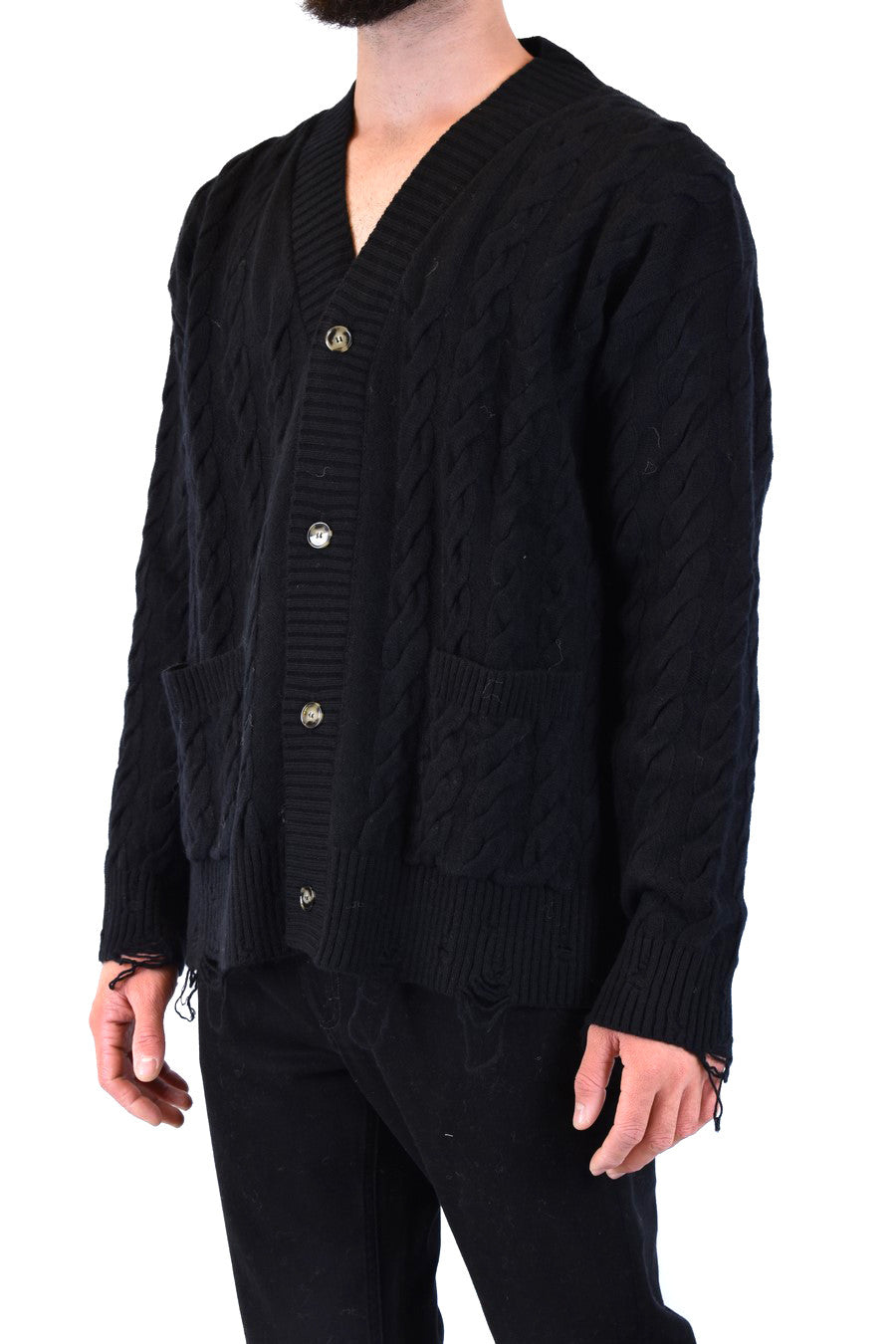 Laneus Cardigans Uomo Laneus v_24455 black black