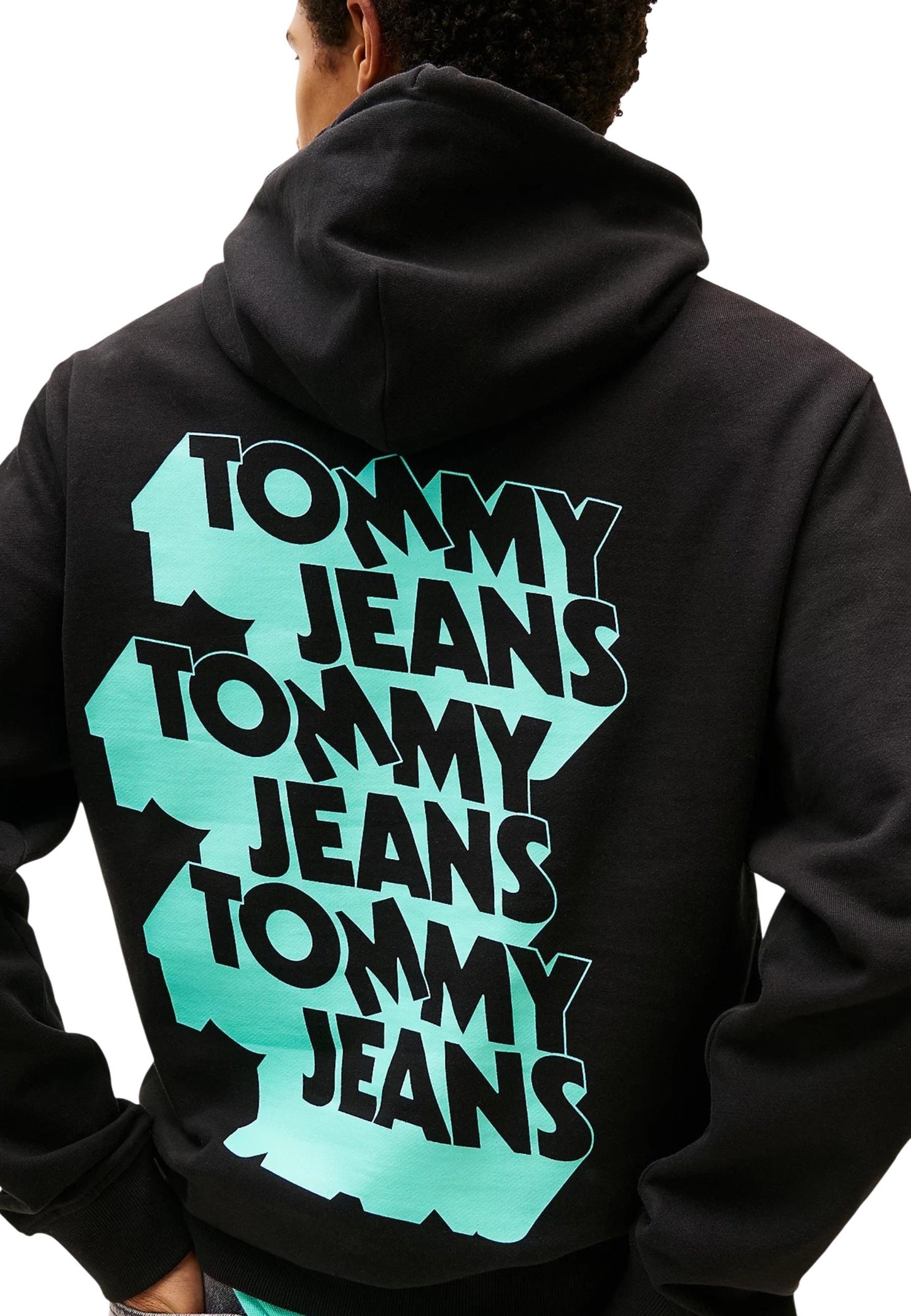 Tommy Hilfiger Jeans Felpa Uomo Tommy Hilfiger Jeans DM0DM21625 black black