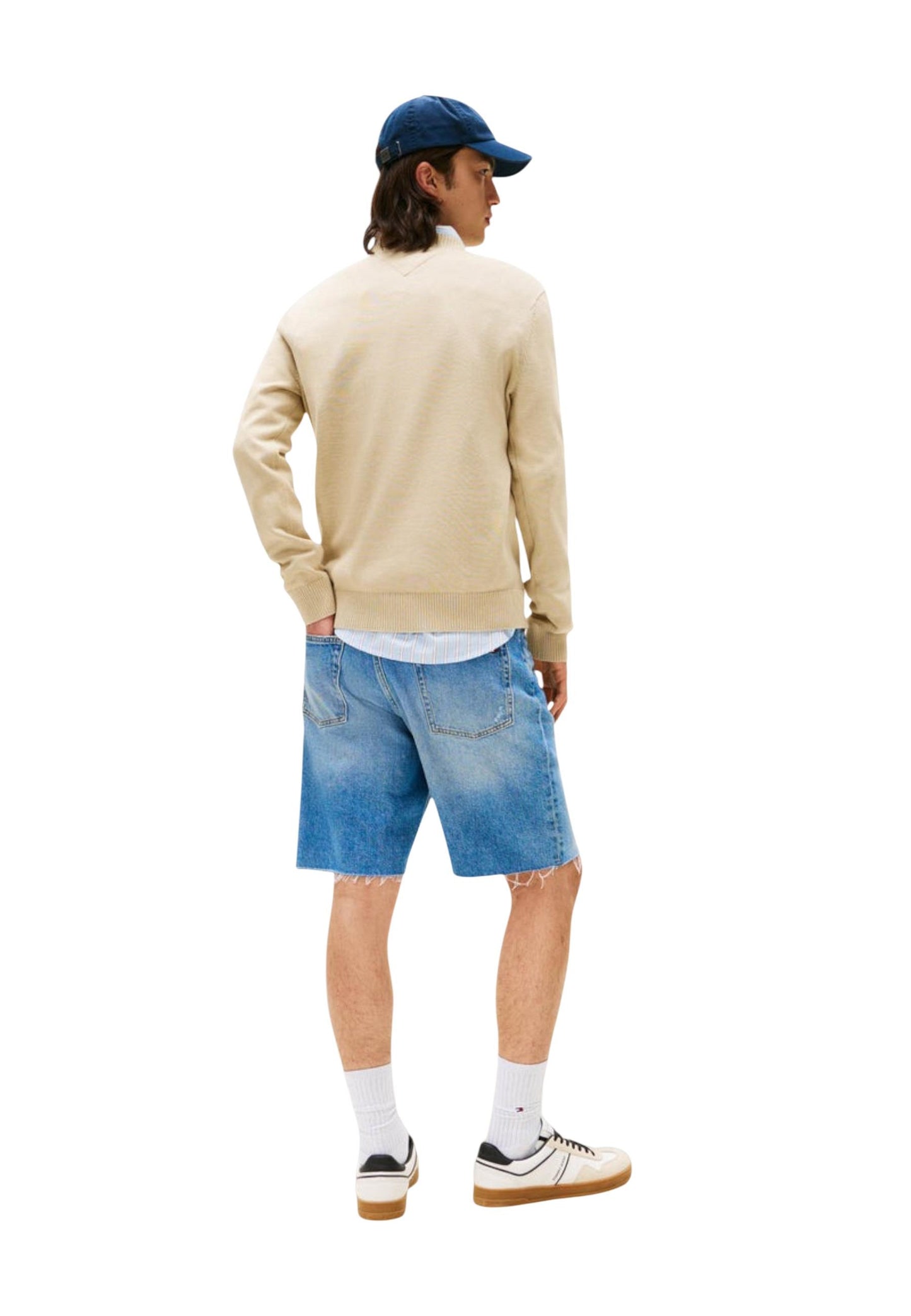 Tommy Hilfiger Jeans Maglia Uomo Tommy Hilfiger Jeans DM0DM21787 beige beige