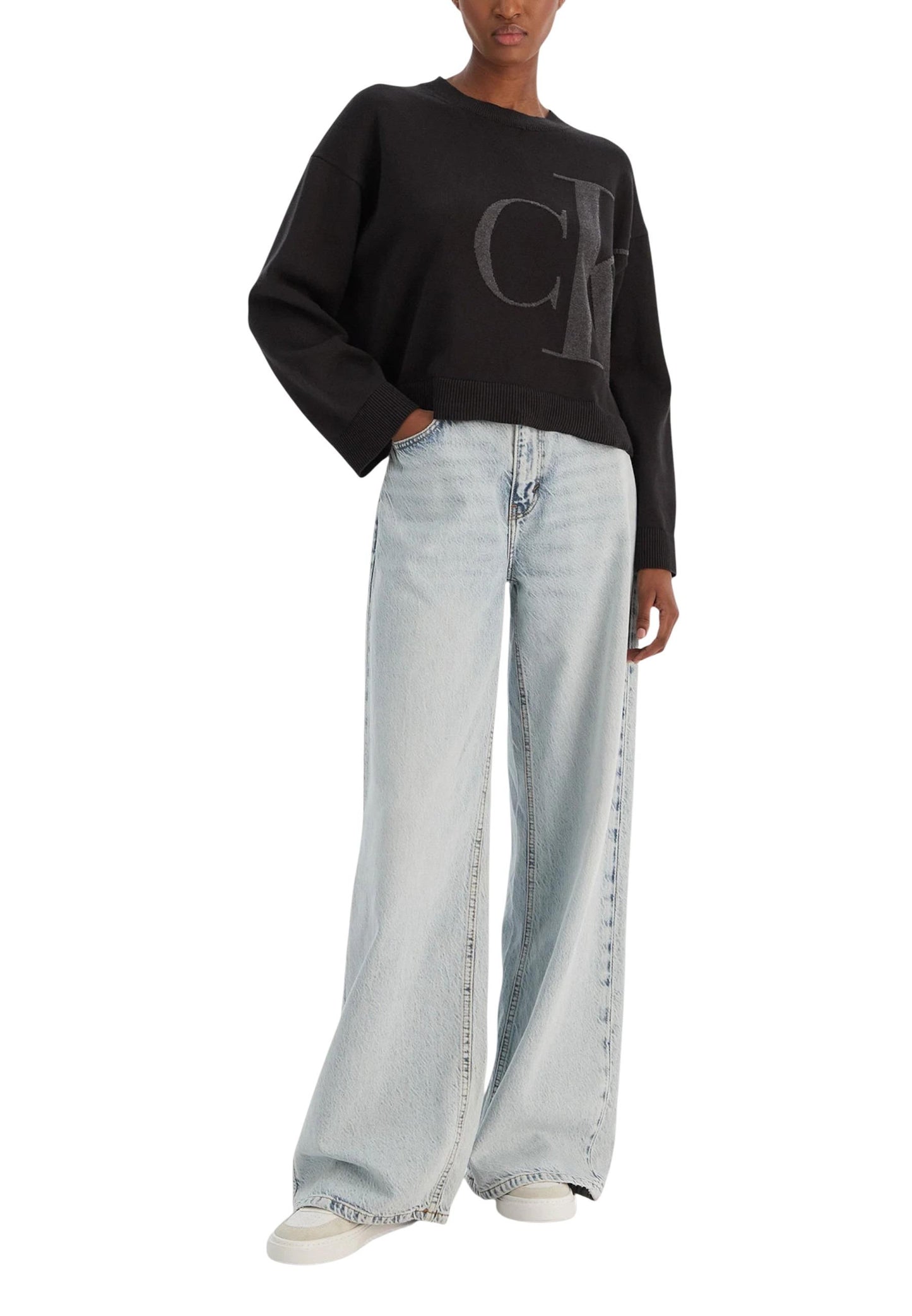 Calvin Klein Jeans Maglia Donna Calvin Klein Jeans LV047E304G black black