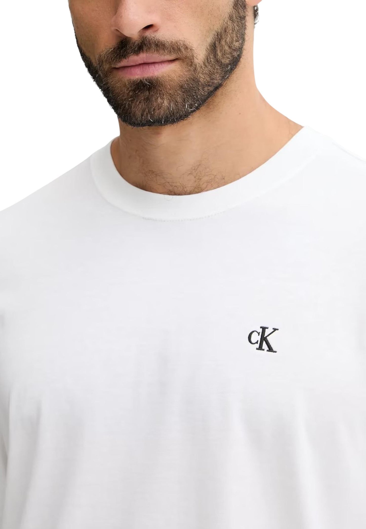 Calvin Klein Jeans T-Shirt Uomo Calvin Klein Jeans LV04RD247G white white