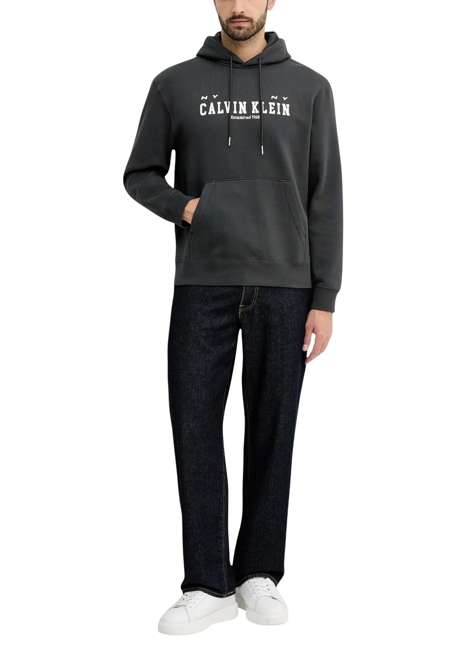 Calvin Klein Jeans Felpa Uomo Calvin Klein Jeans LV04RE251G grey grey