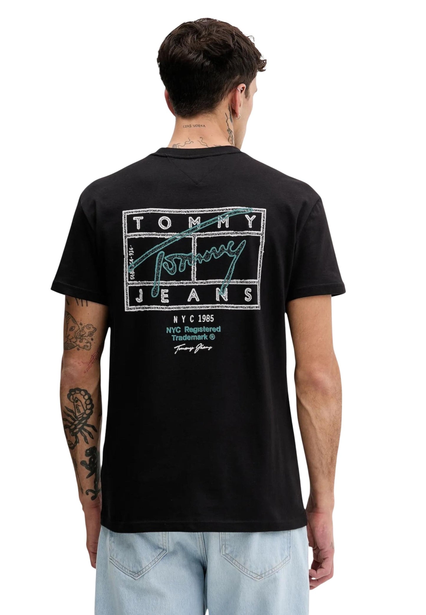 Tommy Hilfiger Jeans T-Shirt Uomo Tommy Hilfiger Jeans DM0DM22319 black black