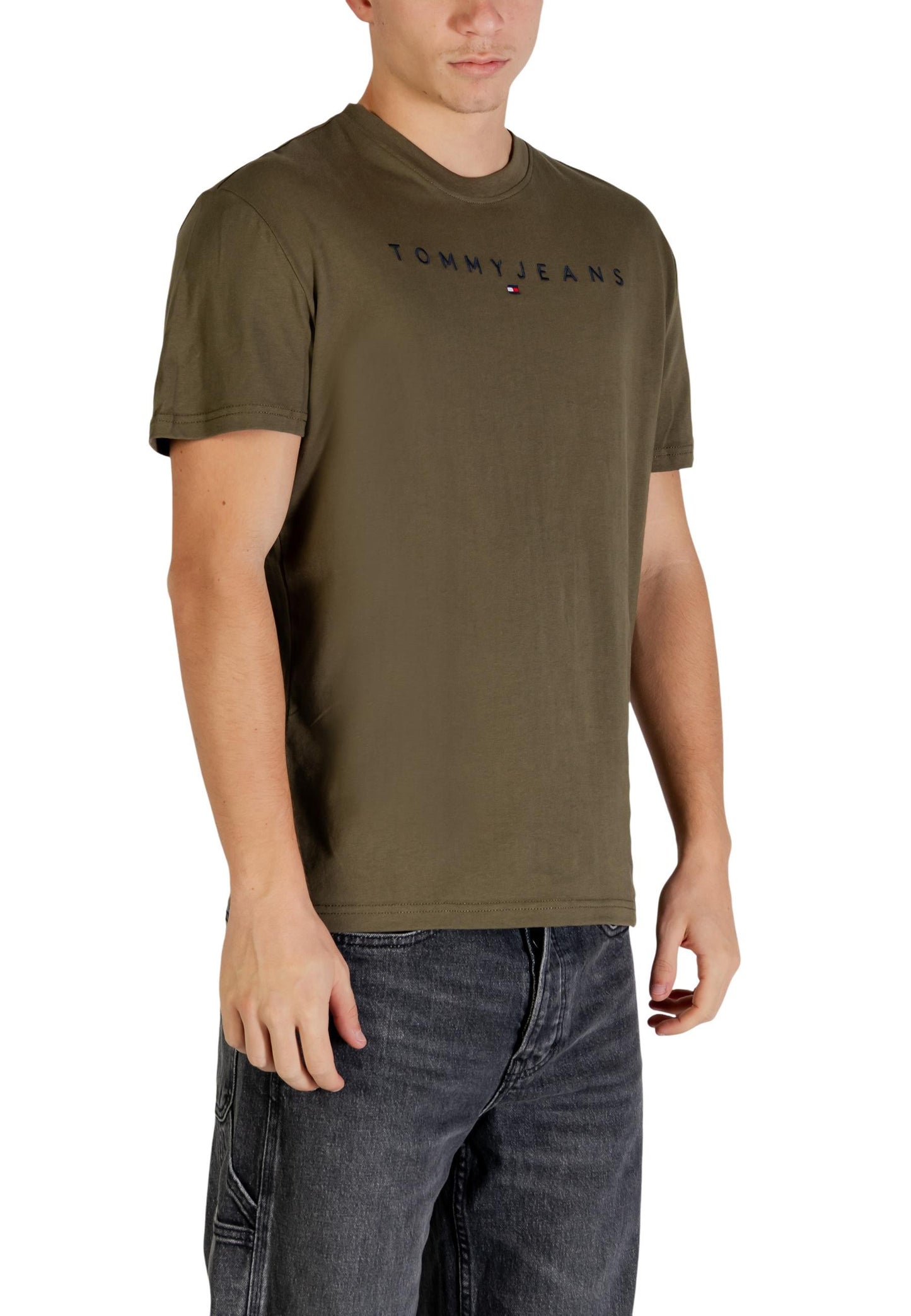 Tommy Hilfiger Jeans T-Shirt Uomo Tommy Hilfiger Jeans WH7_15736000149_Olive_Green green green