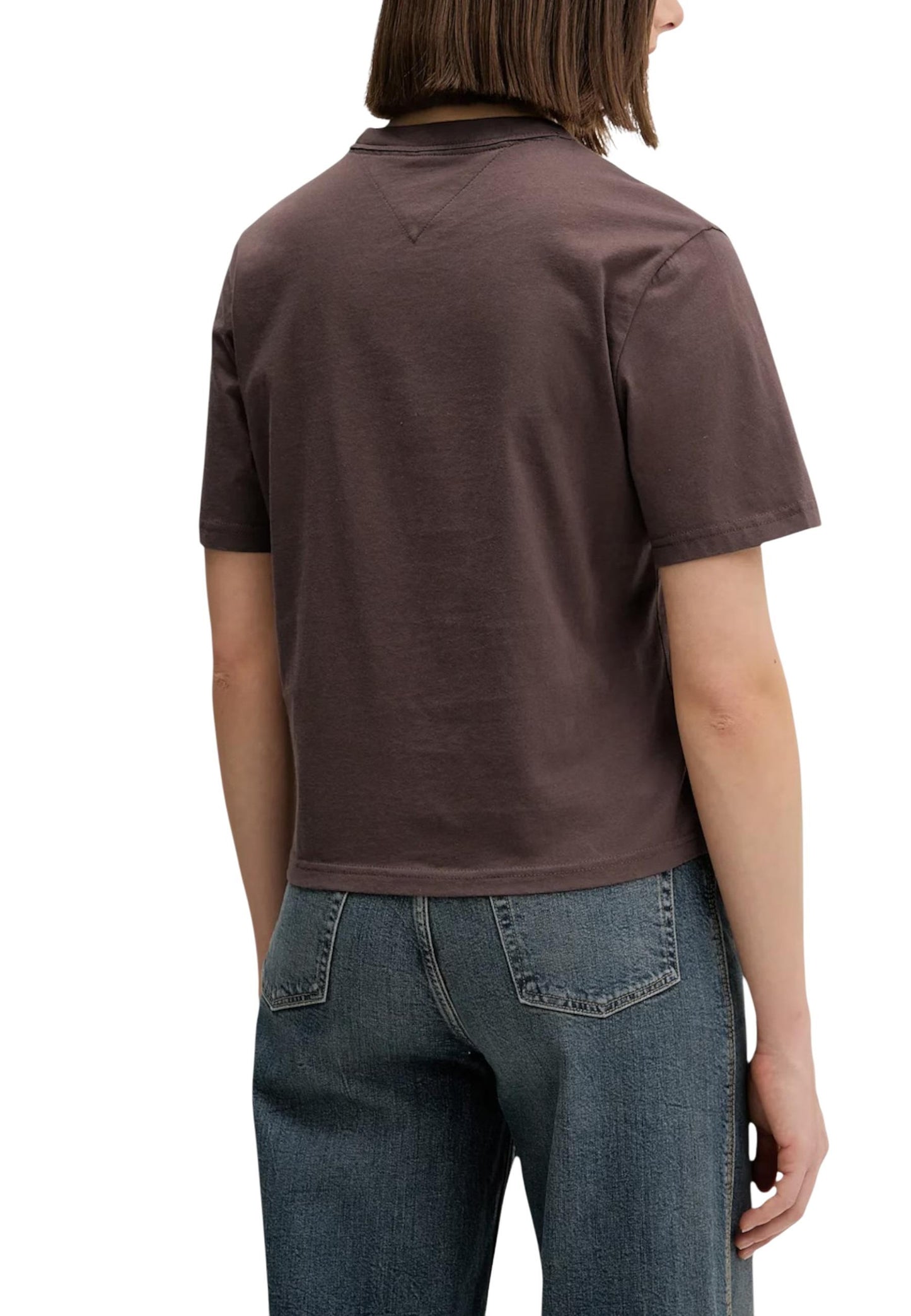 Tommy Hilfiger Jeans T-Shirt Donna Tommy Hilfiger Jeans DW0DW22202 brown brown