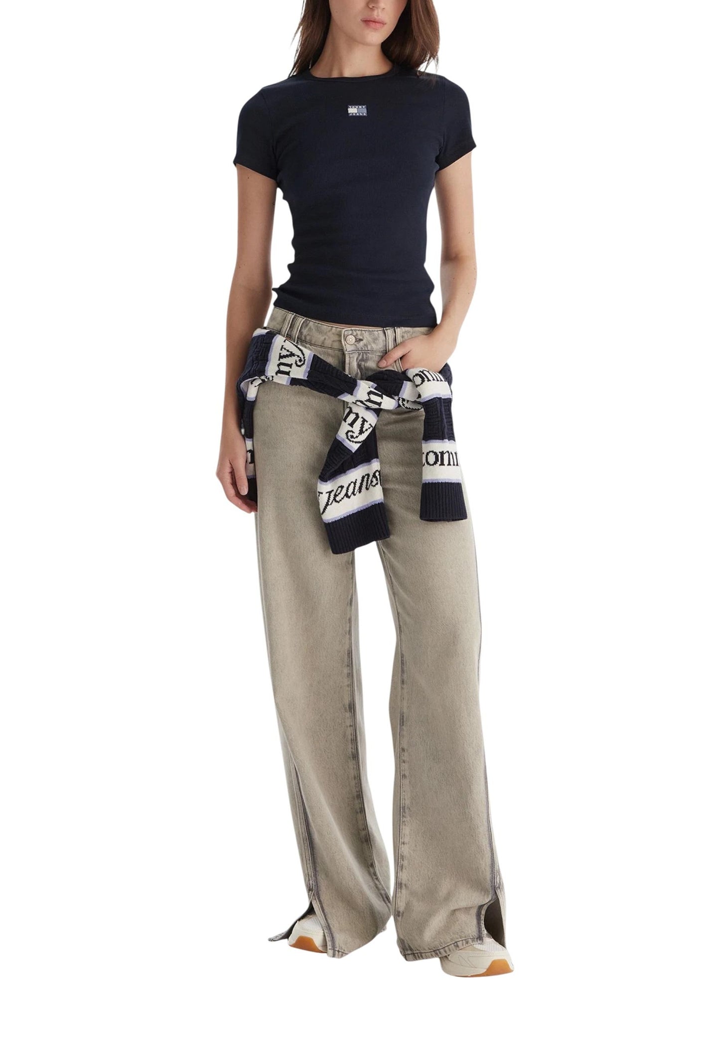 Tommy Hilfiger Jeans T-Shirt Donna Tommy Hilfiger Jeans DW0DW17881 blue blue