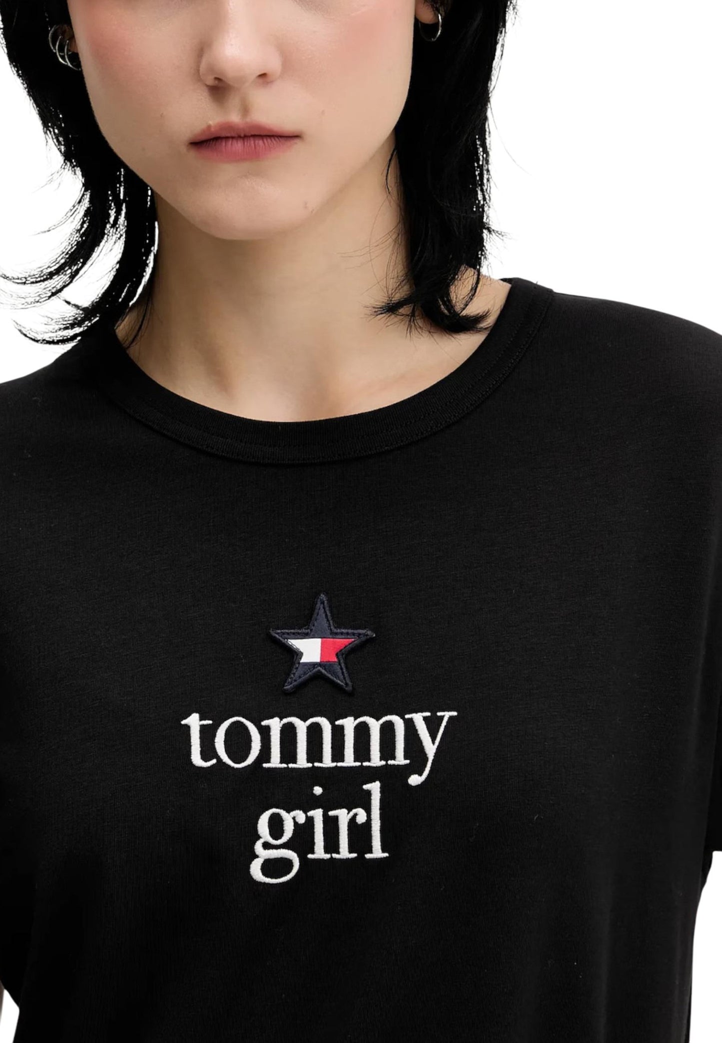 Tommy Hilfiger Jeans T-Shirt Donna Tommy Hilfiger Jeans DN0DN00094 black black