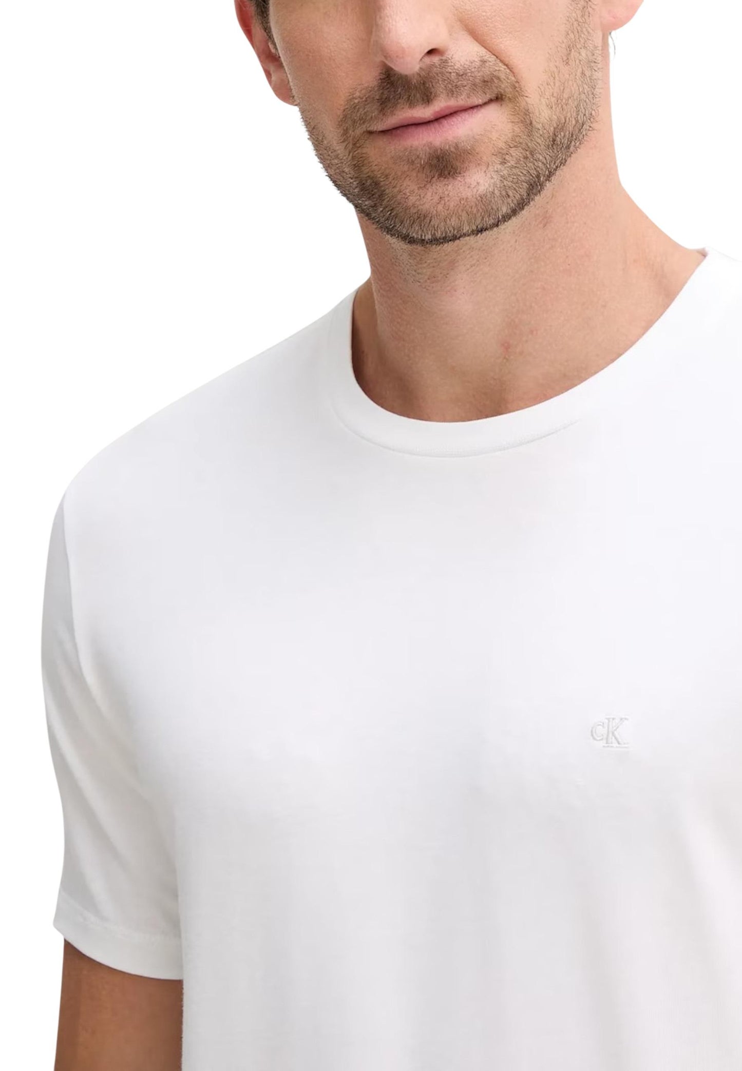 Calvin Klein T-Shirt Uomo Calvin Klein LV04LC240G white white