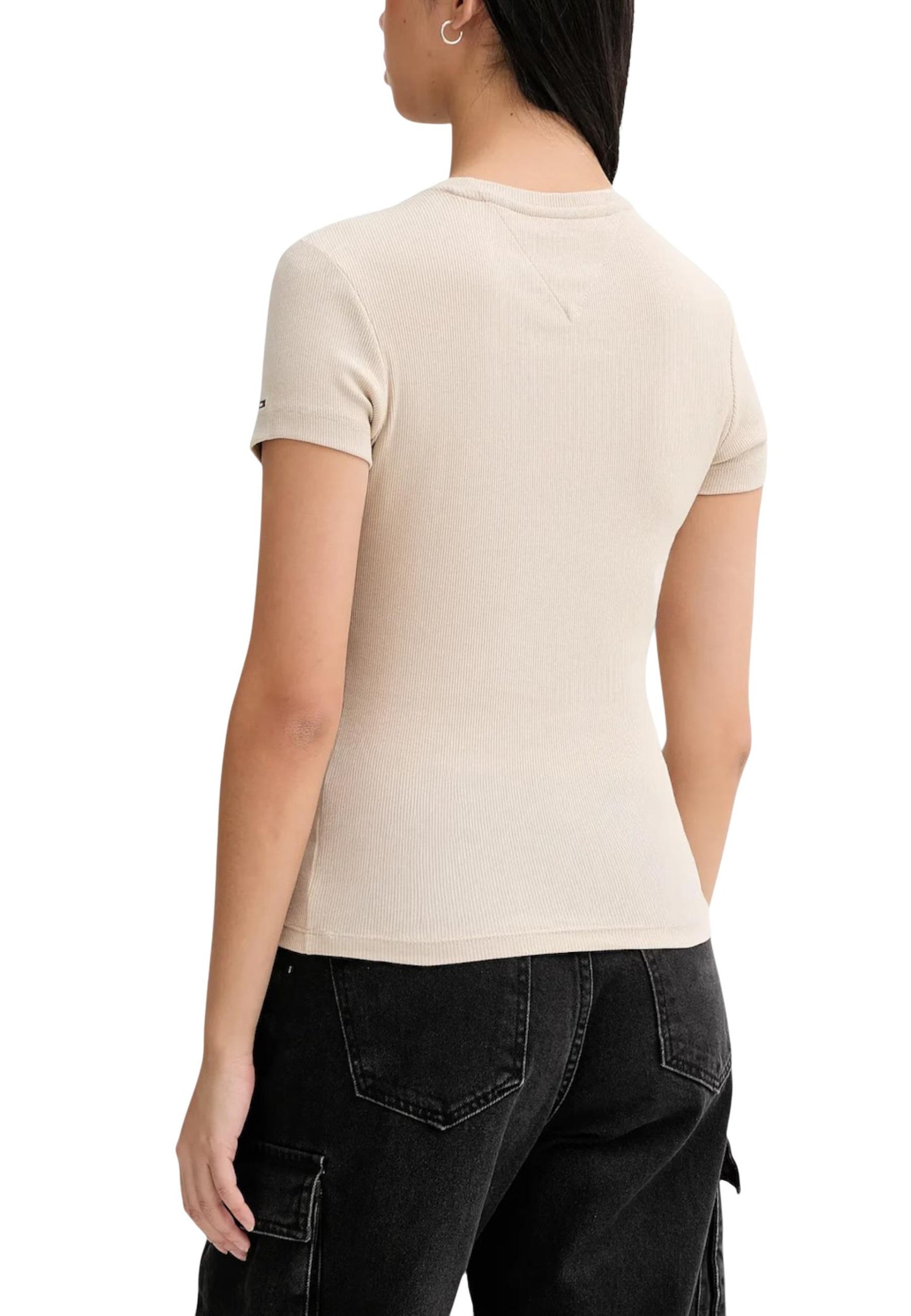 Tommy Hilfiger Jeans T-Shirt Donna Tommy Hilfiger Jeans DW0DW21838 beige beige