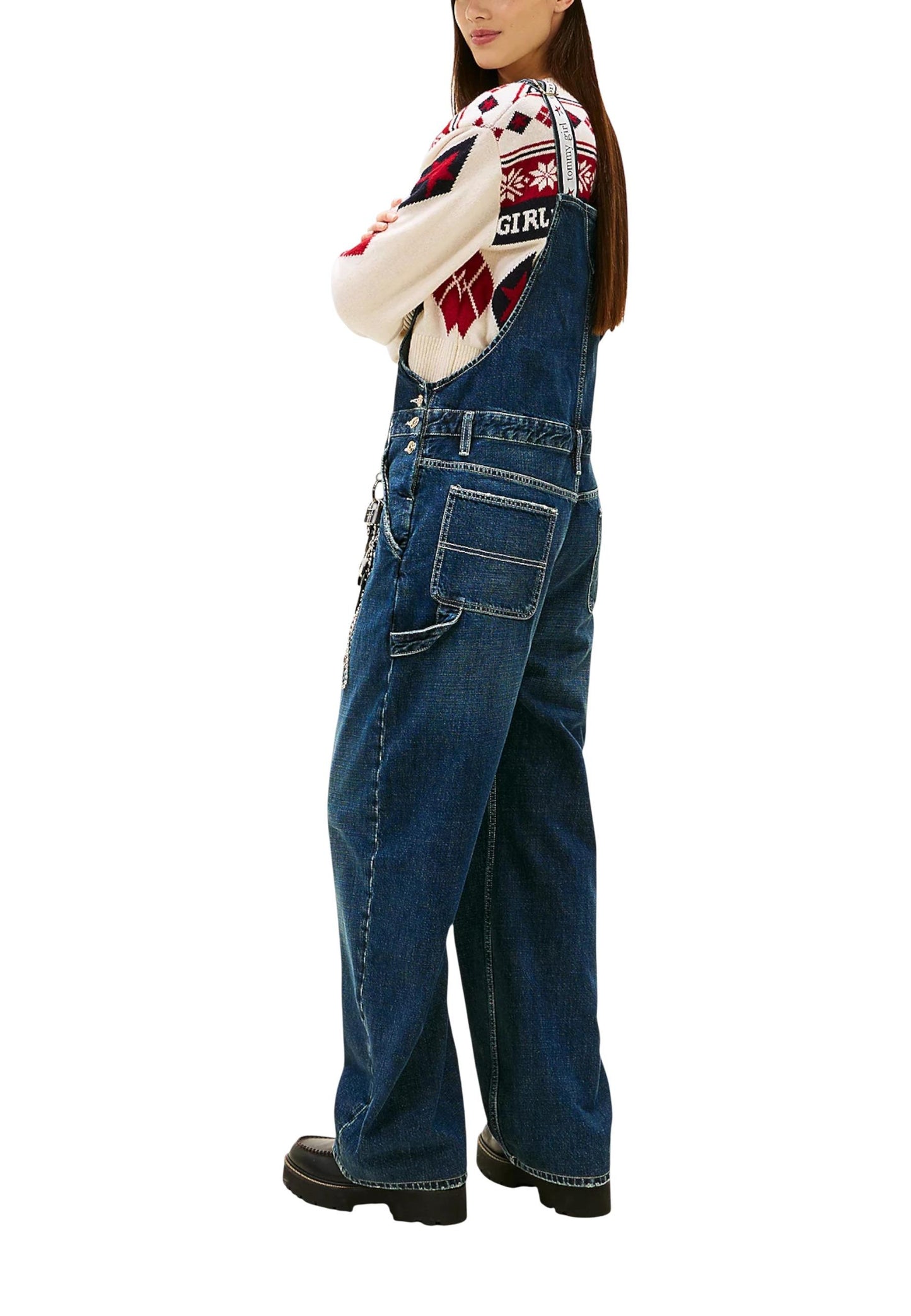 Tommy Hilfiger Jeans Tuta Donna Tommy Hilfiger Jeans DN0DN00096 blue blue