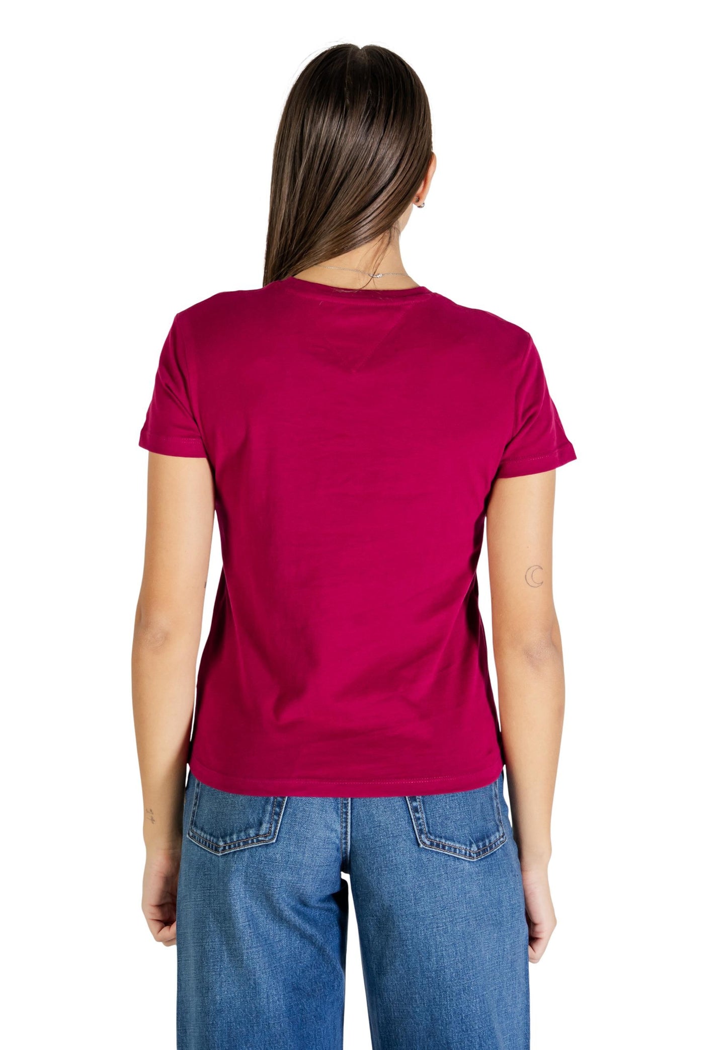 Tommy Hilfiger Jeans T-Shirt Donna Tommy Hilfiger Jeans DW0DW21842 bordeaux bordeaux