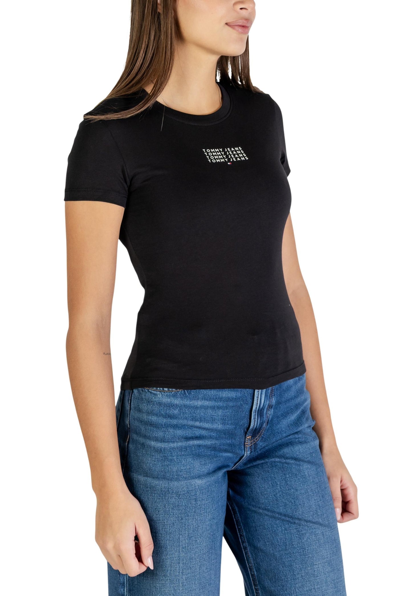 Tommy Hilfiger Jeans T-Shirt Donna Tommy Hilfiger Jeans DW0DW21841 black black