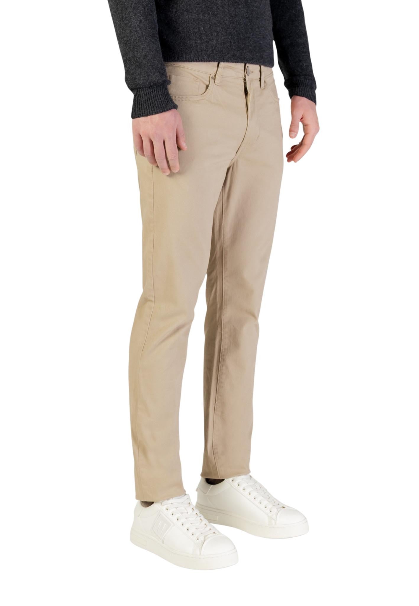 Borghese Pantaloni Uomo Borghese 3WPAZ3 TW-31 beige beige