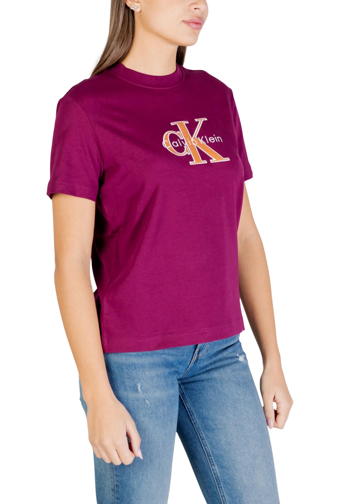 Calvin Klein Jeans T-Shirt Donna Calvin Klein Jeans LV047E819G bordeaux bordeaux