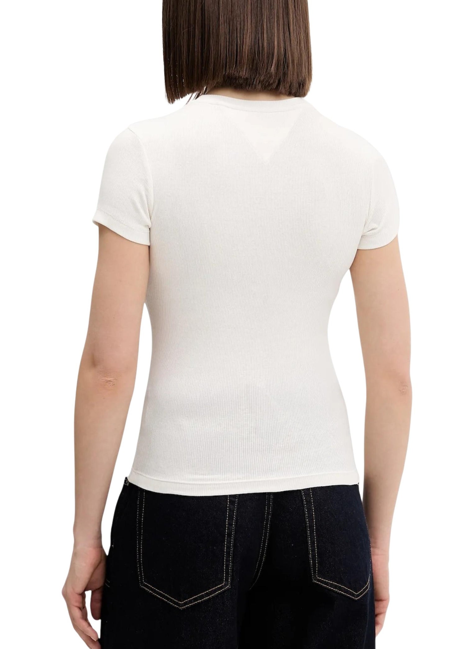 Tommy Hilfiger Jeans T-Shirt Donna Tommy Hilfiger Jeans DW0DW21849 white white